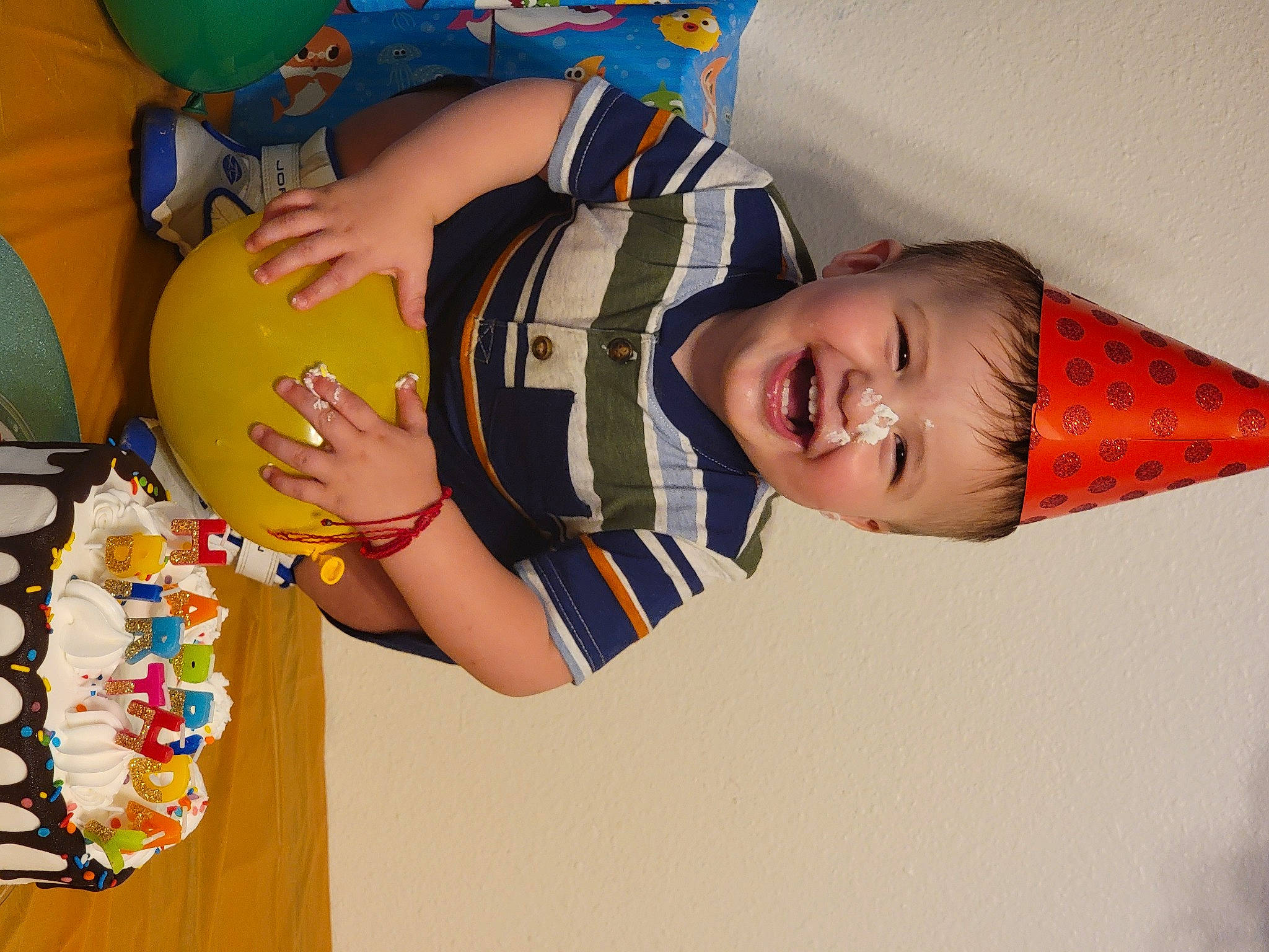 Ahlito joined the competition — help win amazing prizes! arm, baby, baby_playing_with_toys, ball, child, finger, fun, happy, hat, joy, leisure, orange, party_supply, pattern, person, play, room, smile, sports_toy, sunglasses