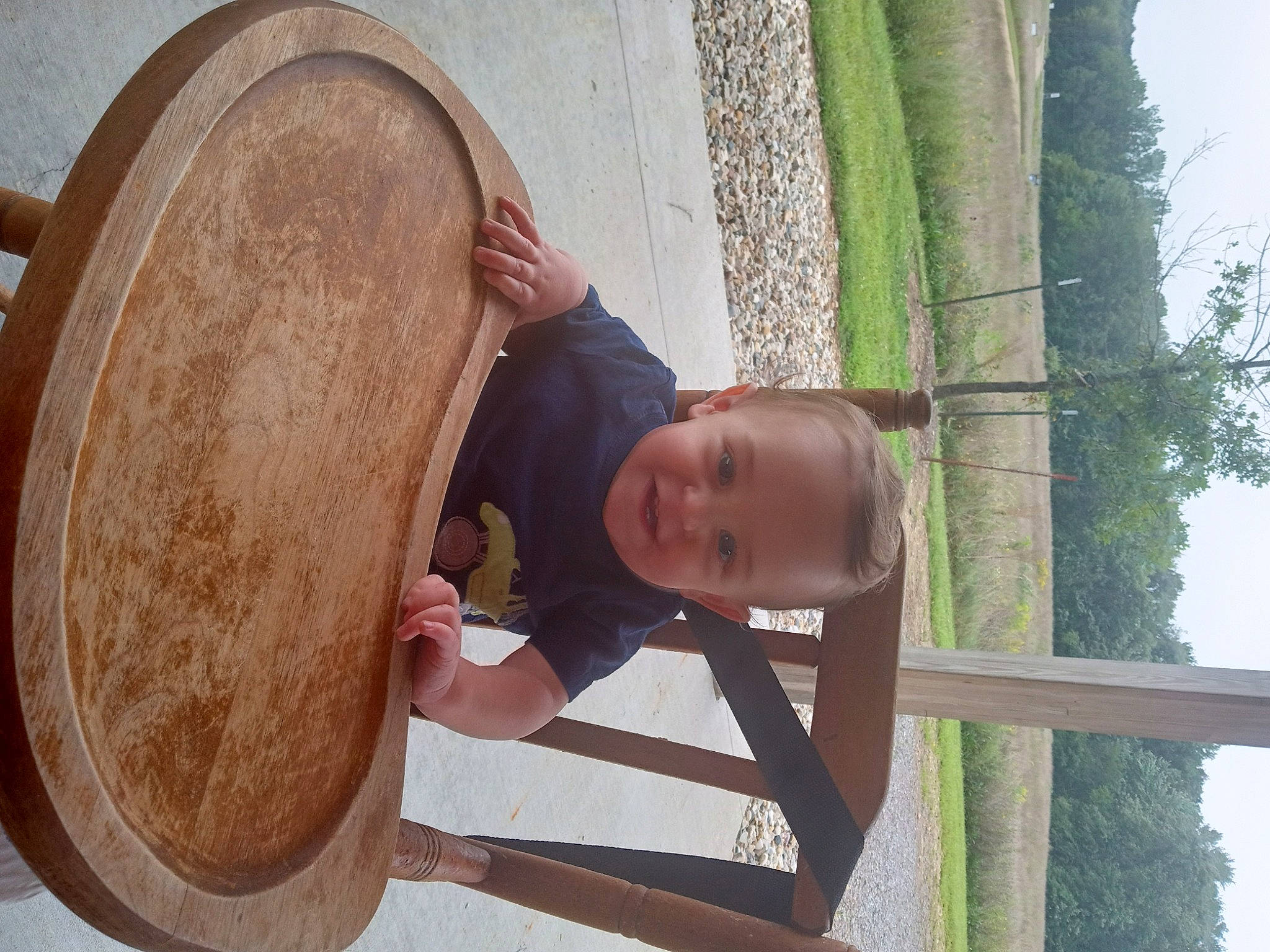 Kol joined the competition — help win amazing prizes! circle, drum, elbow, grass, hat, leisure, membranophone, musical_instrument, person, plant, sky, sun_hat, t_shirt, toddler, tree, window, wood