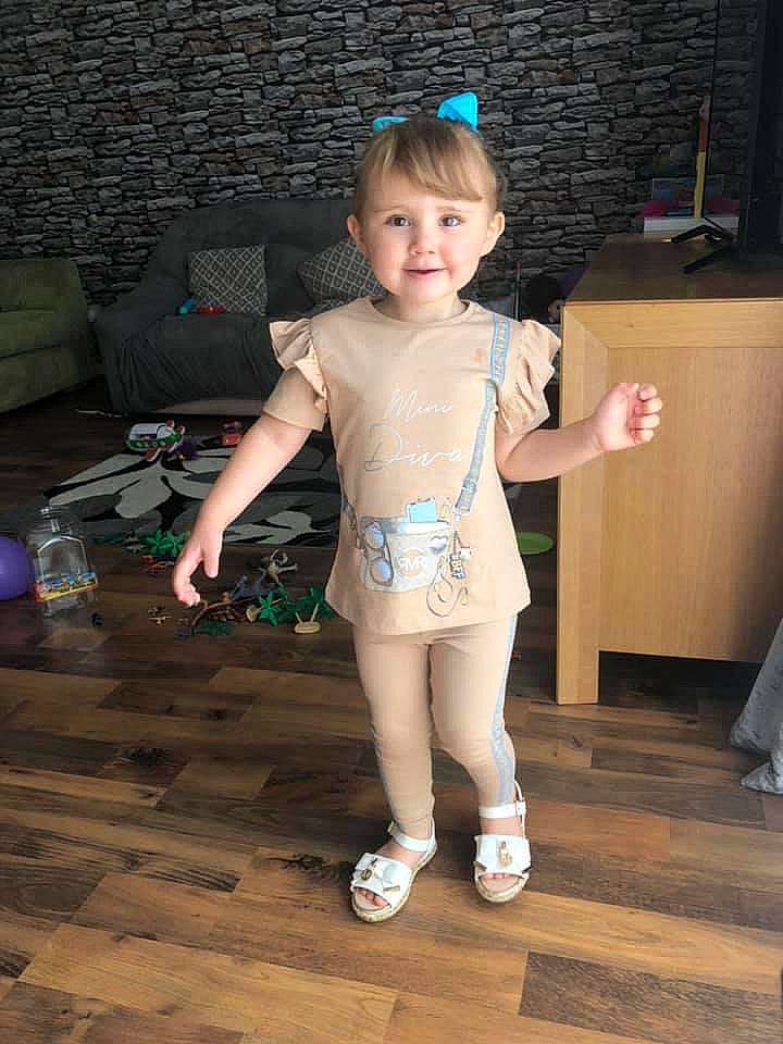 Emily joined the competition — help win amazing prizes! child, joy, person, shoulder, snapshot, standing, toddler