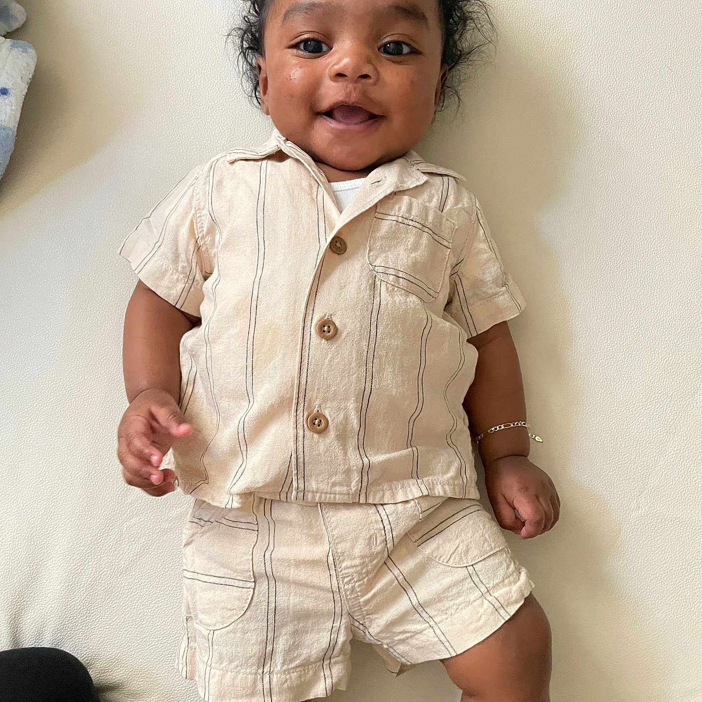 Adebare joined the competition — help win amazing prizes! baby, blackhair, blouse, bodypart, clothing, dress, face, finger, hair, hand, happy, head, person, photography, portrait, shirt, shorts, sleeve, smile, standing