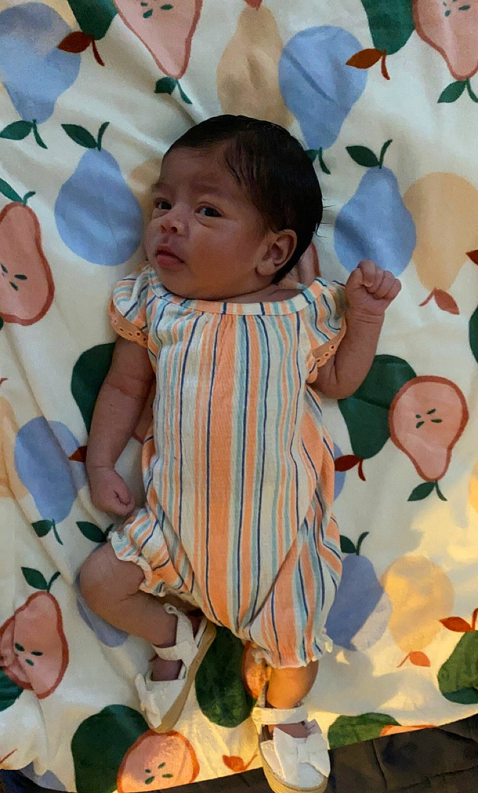 Sariyah joined the competition — help win amazing prizes! aqua, arm, azure, baby, baby_toddler_clothing, cheek, dress, facial_expression, finger, hairstyle, hand, happy, head, leaf, person, pink, product, skin, sleeve, textile