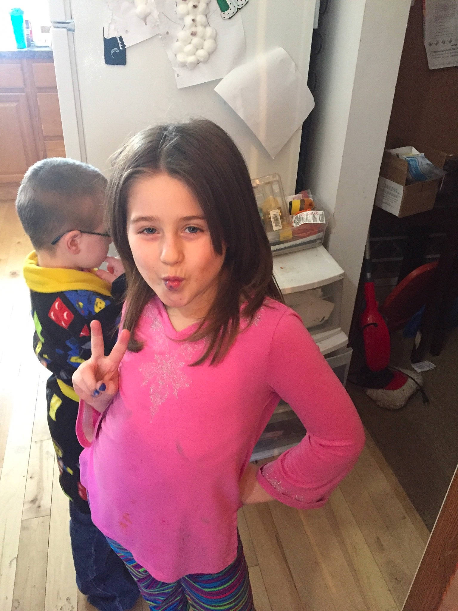 Kali joined the competition — help win amazing prizes! black_hair, child, daughter, long_hair, person, shoulder, skin, smile, toddler