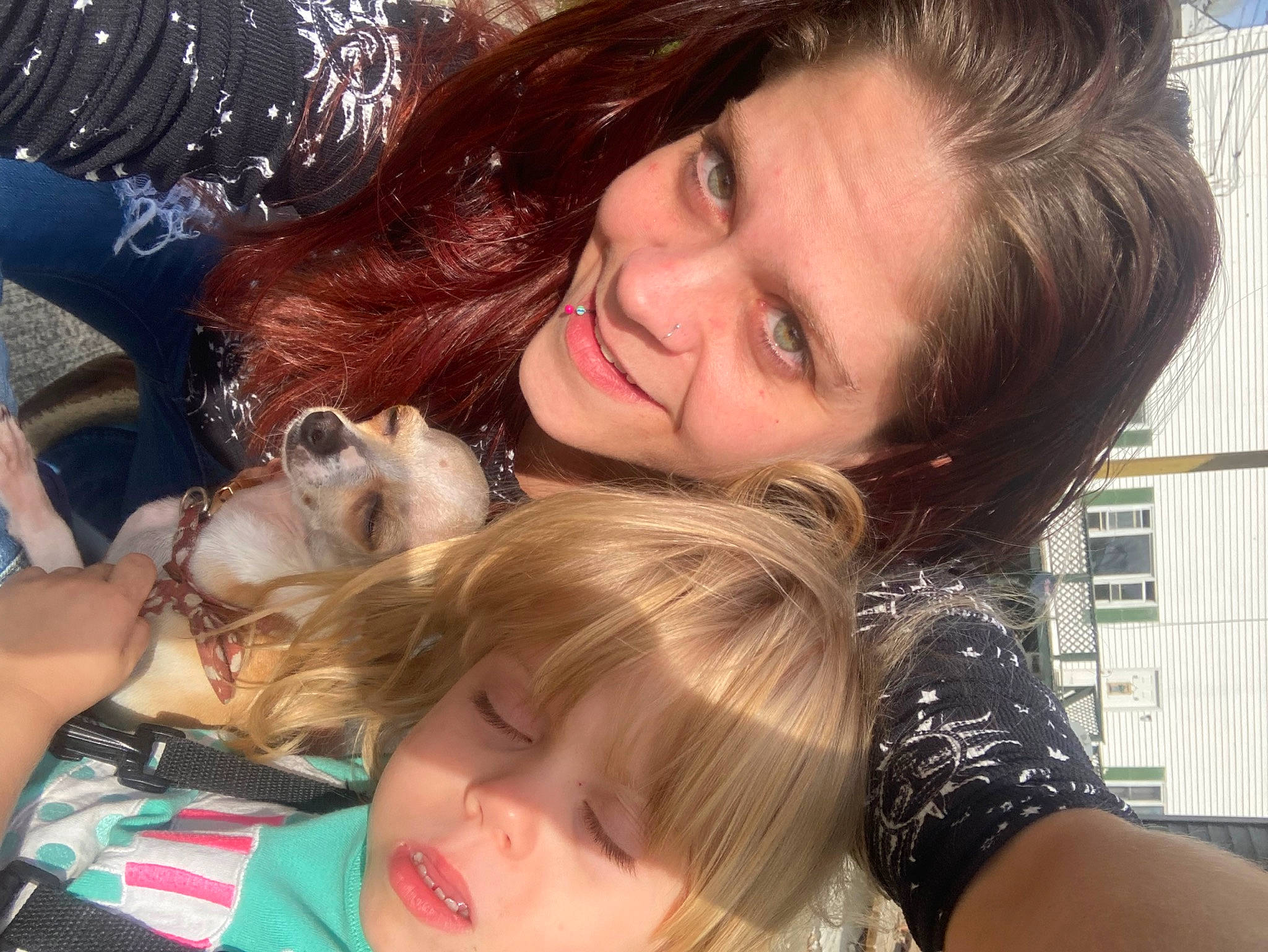 Lucy Liu is registered to the contest to win money with this photo: blond, cheek, ear, event, eyelash, facial_expression, fun, gesture, hairstyle, happy, iris, lip, long_hair, mouth, nose, people, skin, smile, toddler, window