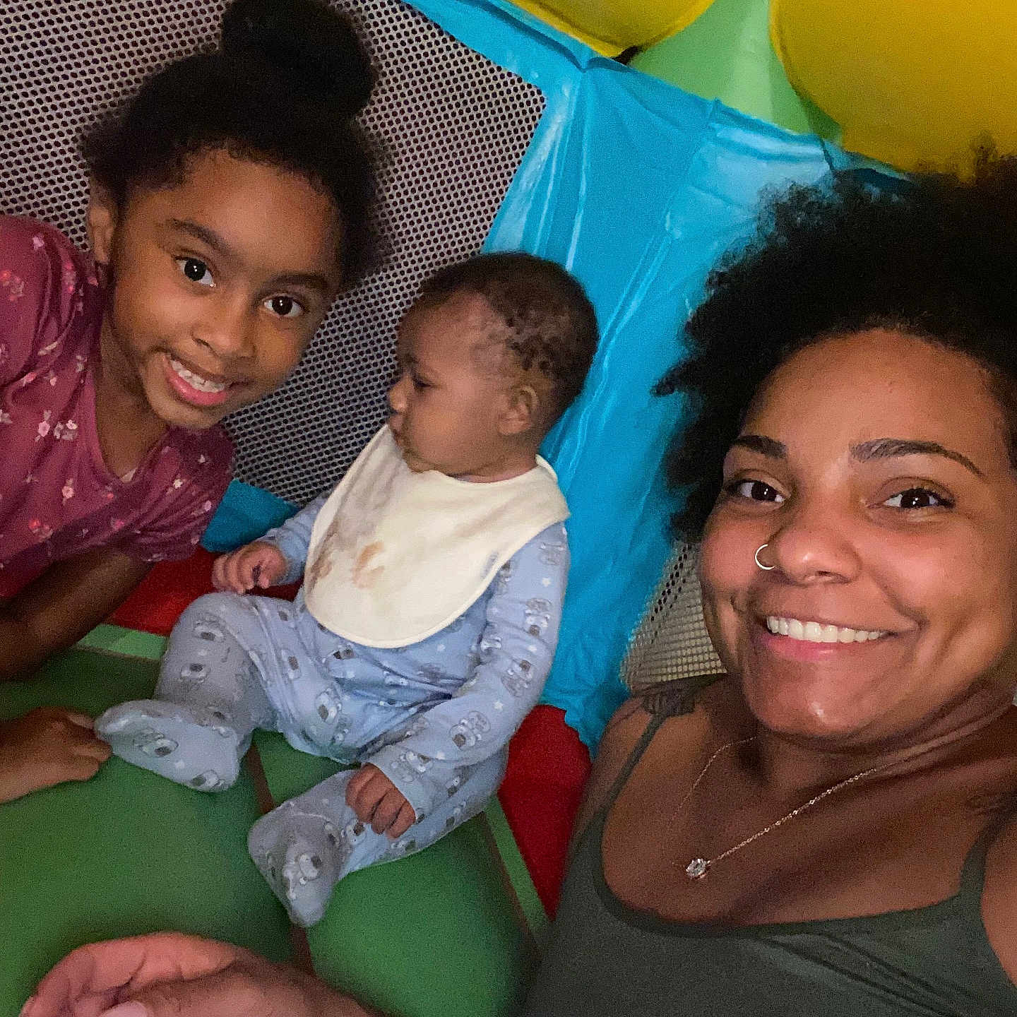 Mylah is registered to the contest to win money with this photo: accessories, adult, baby, child, face, family, female, girl, hair, happy, head, indoors, jewelry, necklace, people, person, photography, portrait, smile, woman