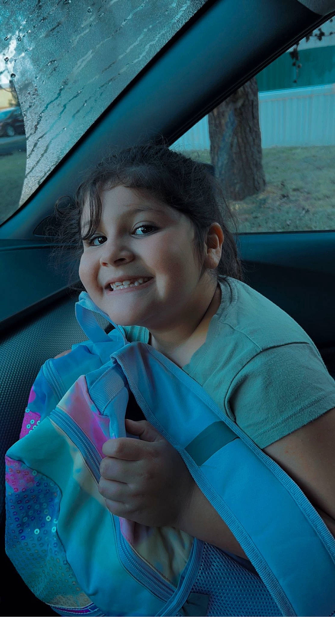 Ava joined the competition — help win amazing prizes! automotive_exterior, azure, blue, chin, cool, eye, finger, fun, gesture, hand, happy, head, joy, leisure, mouth, person, skin, smile, toddler, travel