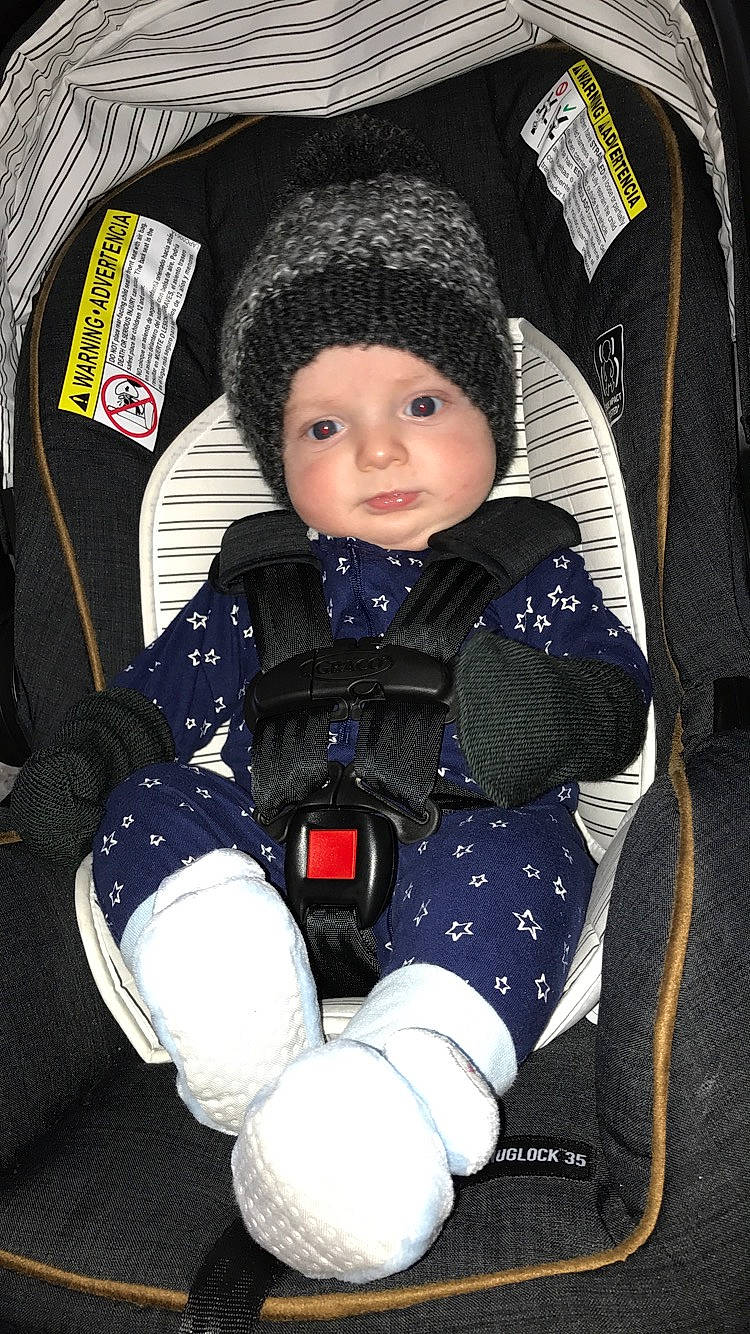 Levi is registered to the contest to win money with this photo: auto_part, baby, baby_carriage, baby_in_car_seat, baby_products, car_seat, child, person, product, toddler, toy