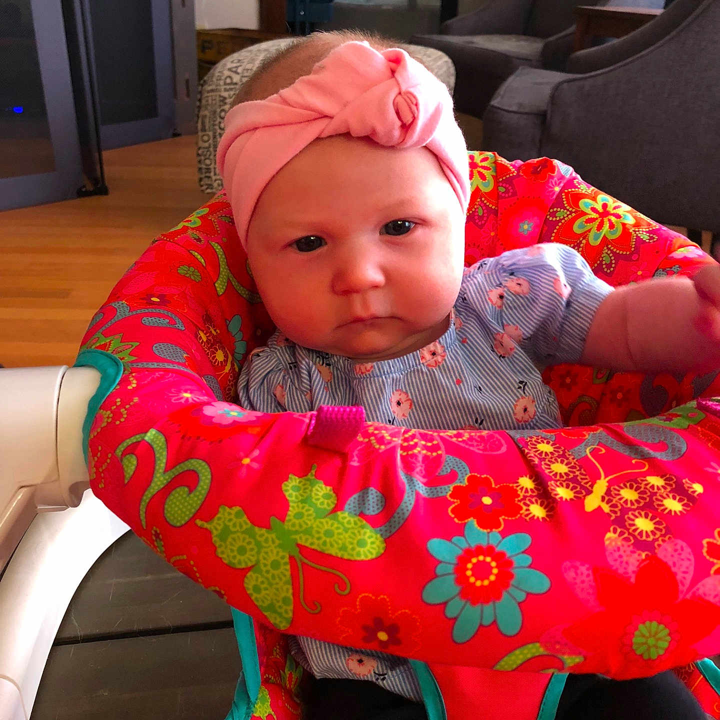 Monroe joined the competition — help win amazing prizes! child, girl, infant, pink, product, red, textile, toddler