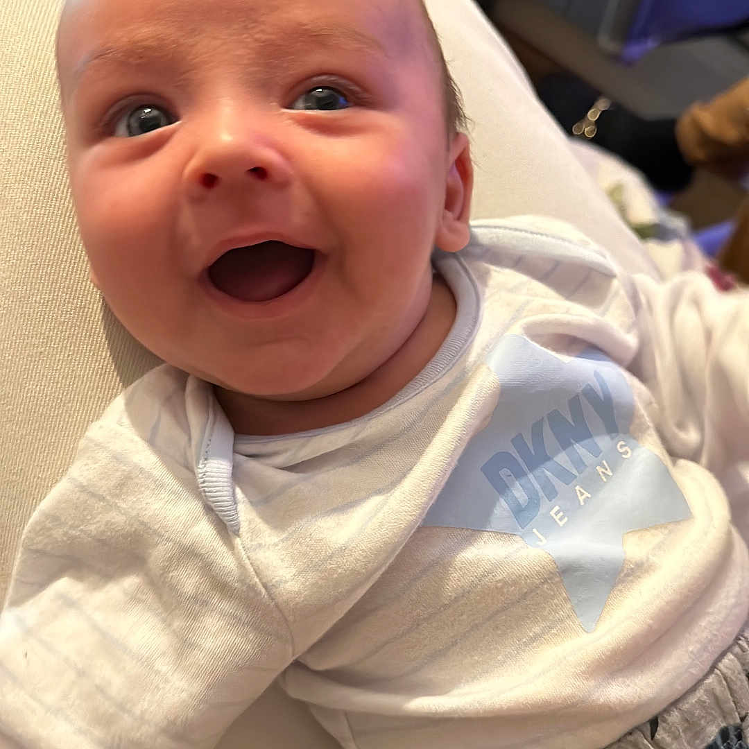 Clemente joined the competition — help win amazing prizes! accessories, architecture, baby, babylaughing, bed, bedroom, blanket, bodypart, building, clothing, couch, crib, cushion, dress, earring, face, furniture, glove, happy, hat