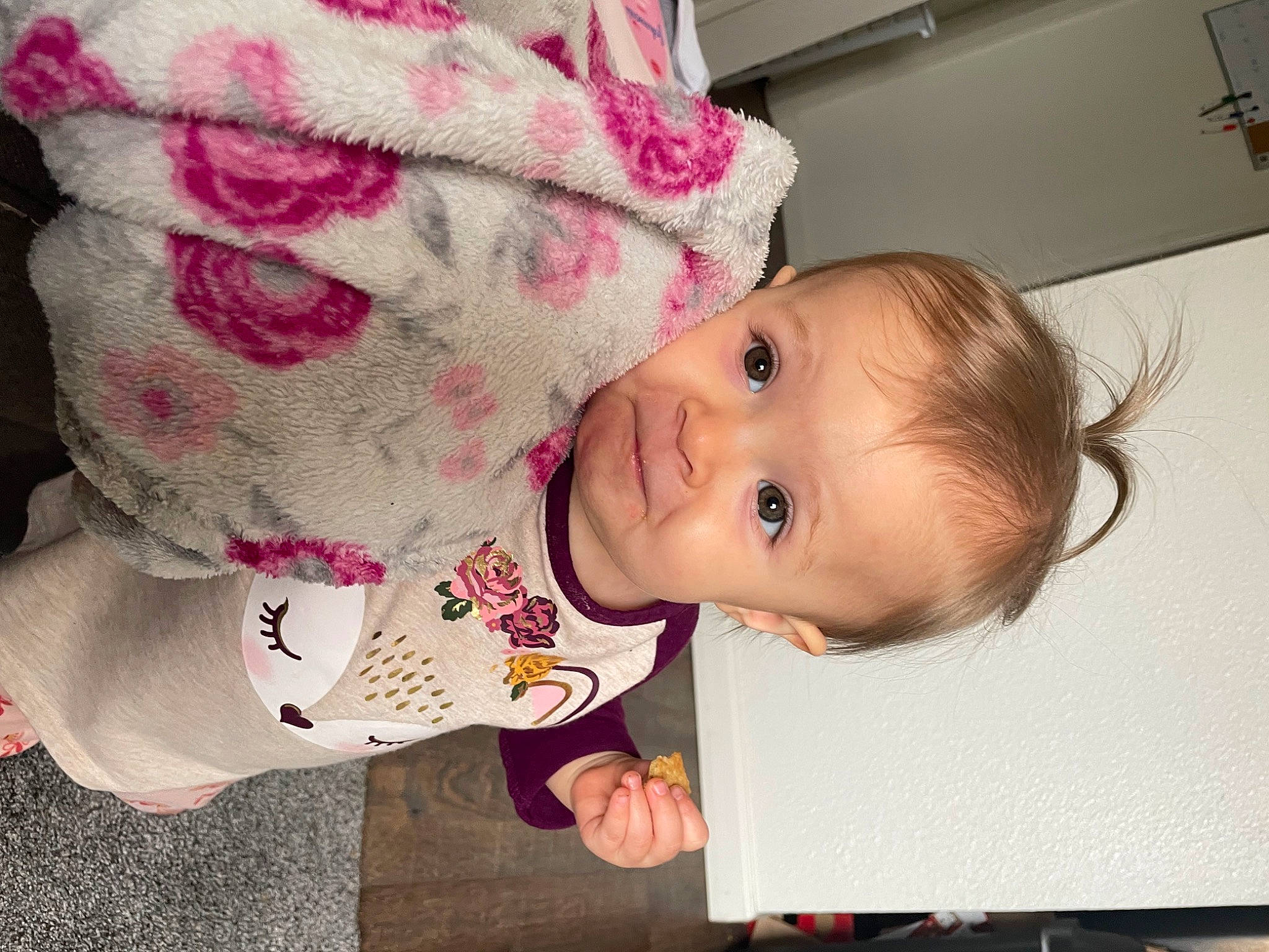 Kallie is registered to the contest to win money with this photo: baby, baby_products, baby_toddler_clothing, cheek, child, chin, clothing, eye, eyebrow, happy, head, iris, lip, mouth, nose, person, pink, skin, sleeve, smile