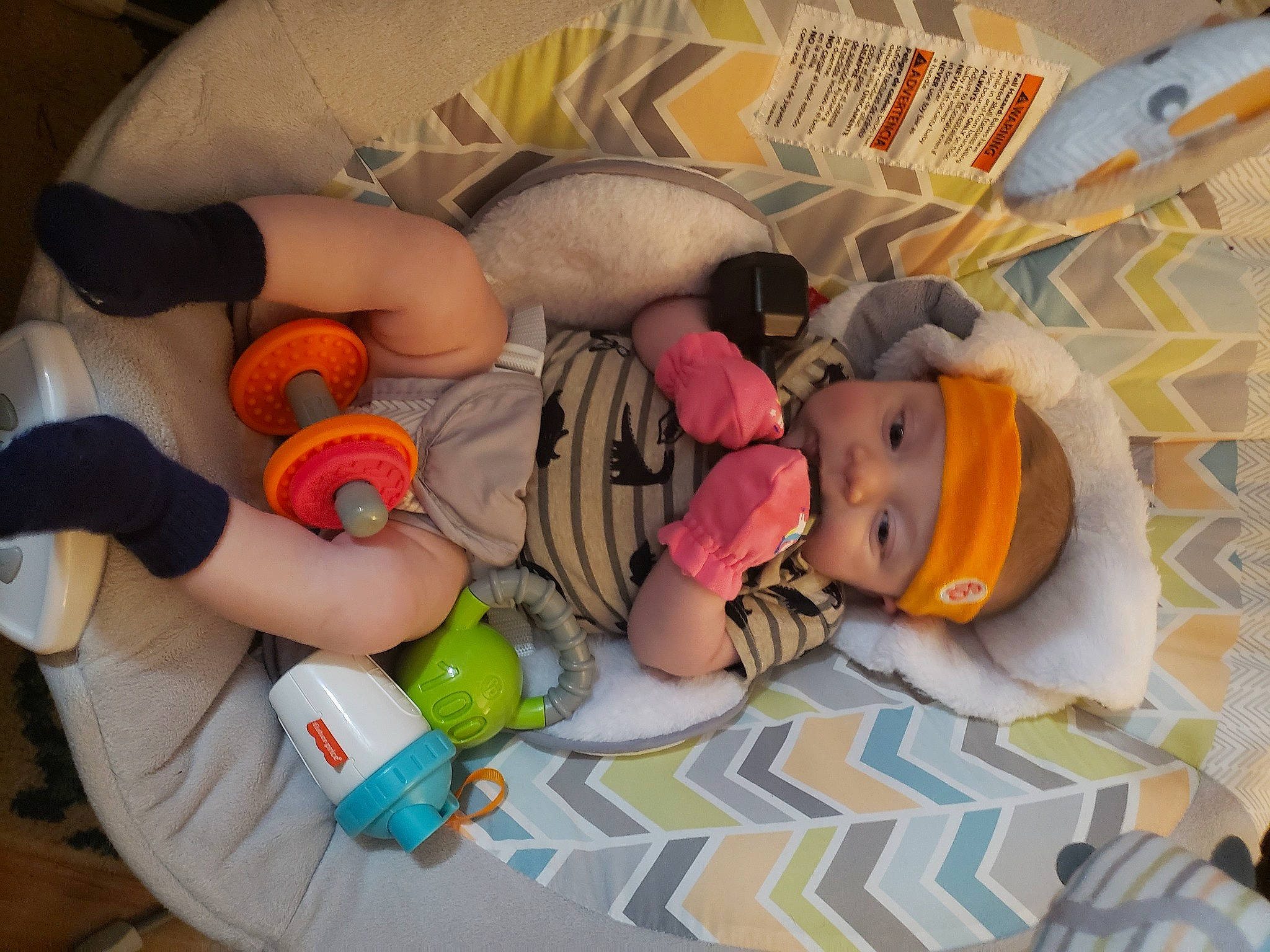 Adelaide is registered to the contest to win money with this photo: baby, baby_products, baby_sleeping, baby_toddler_clothing, baby_toys, bed, bedtime, child, comfort, fun, headwear, infant_bed, linens, nail, orange, person, play, product, room, stuffed_toy