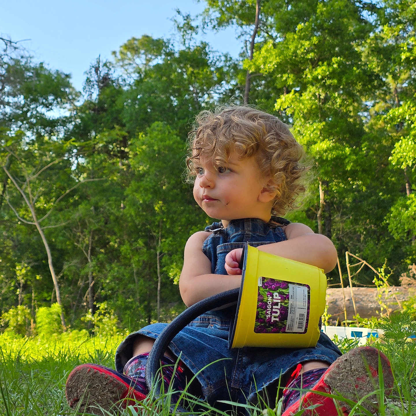 Luka is registered to the contest to win money with this photo: boy, child, clothing, face, footwear, grass, head, male, nature, outdoors, pants, park, person, photography, plant, portrait, shoe, sitting, tree, vegetation