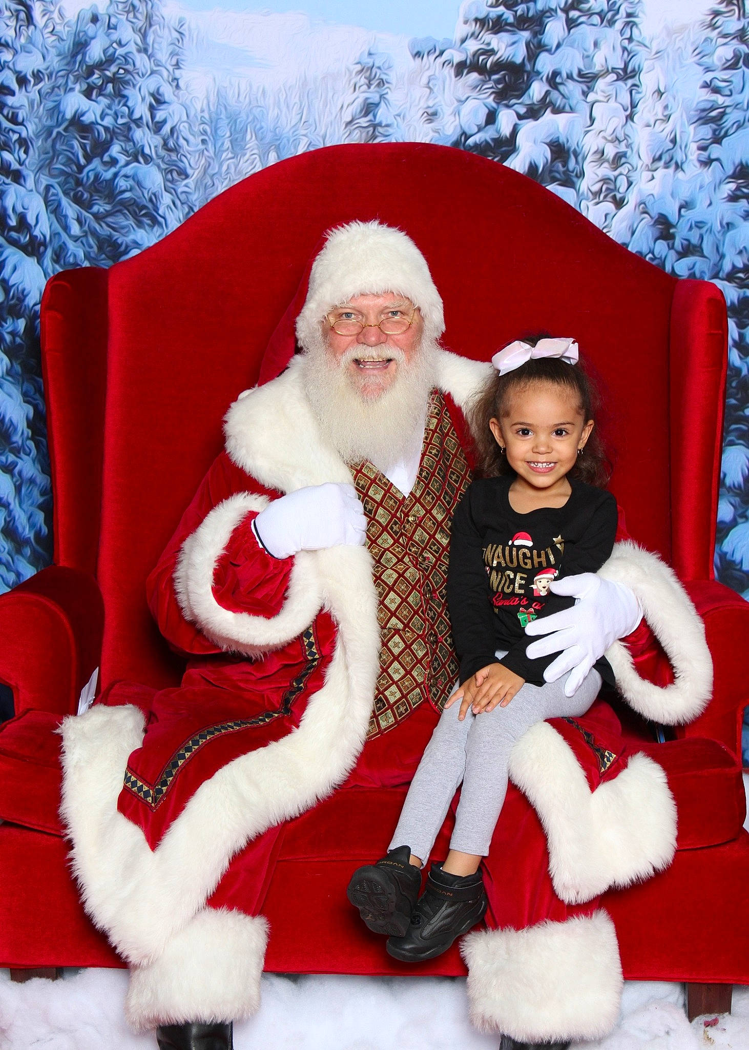 Jaylah joined the competition — help win amazing prizes! christmas, christmas_eve, fictional_character, fur, fur_clothing, headwear, holiday, joy, lap, person, red, santa_claus, winter