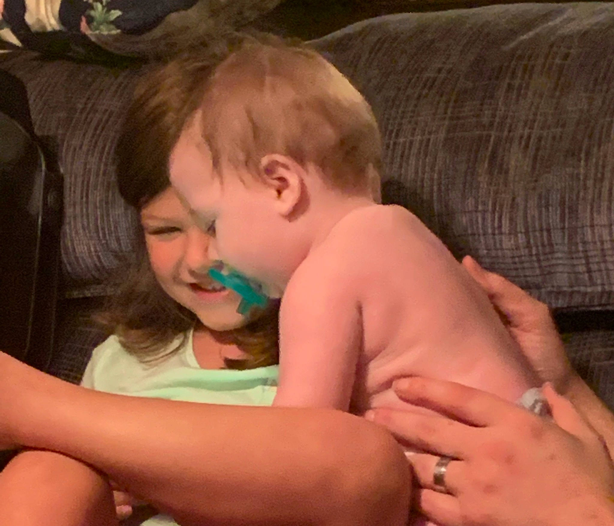 Joelle joined the competition — help win amazing prizes! cheek, chest, comfort, couch, ear, elbow, eye, finger, gesture, hair, hand, happy, human_body, iris, lap, mouth, nose, person, skin, thumb