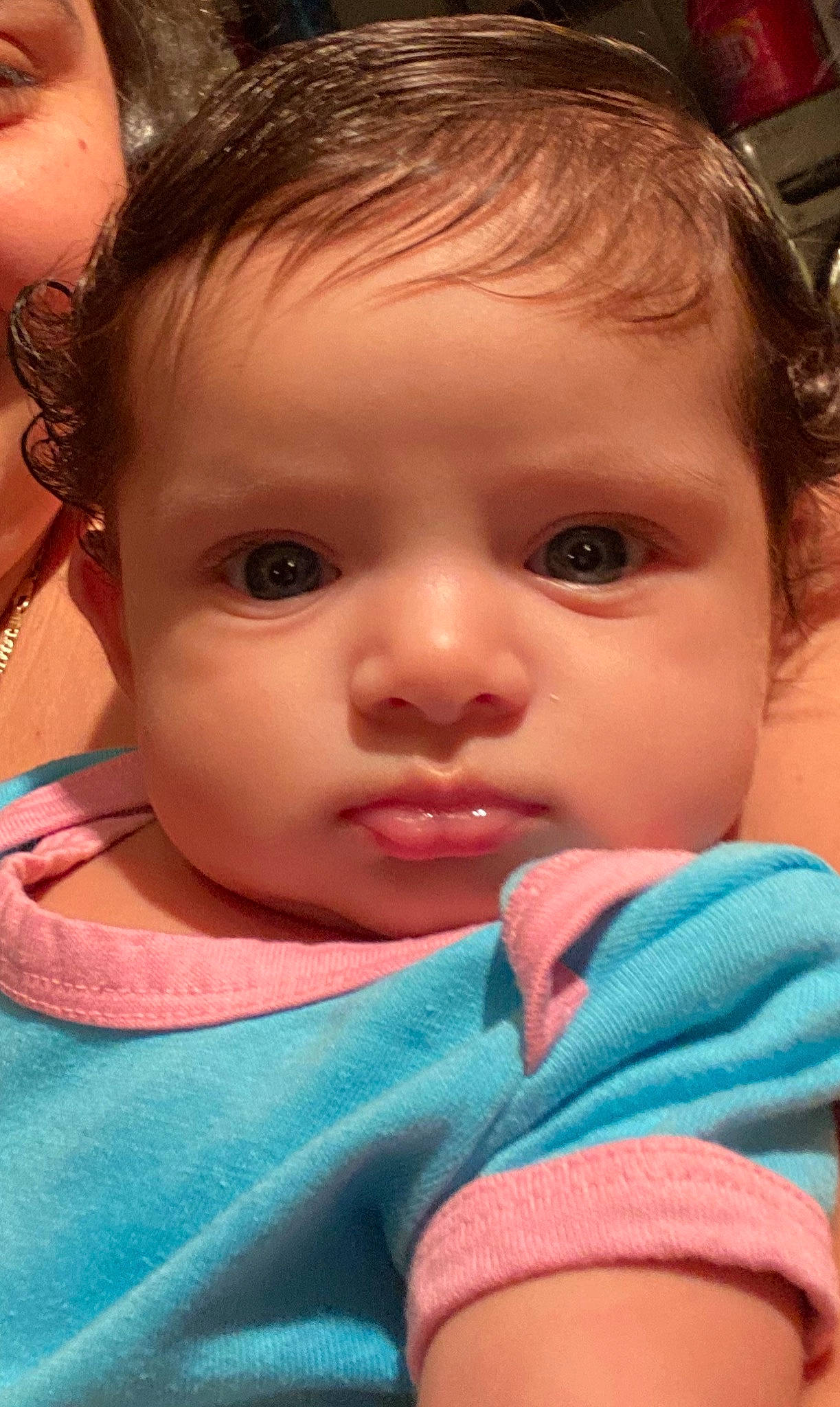 Paula Christine joined the competition — help win amazing prizes! baby, beauty, brown_hair, cheek, child, chin, close_up, ear, eye, eyebrow, eyelash, face, forehead, head, iris, lip, mouth, nose, person, skin