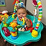 Kolson joined the competition — help win amazing prizes! baby, smile, toy, activity_center, indoor, child, colorful, playful, teething, infant, clothing, face, hand, foot, furniture, cute, happiness, development, baby_toys, person