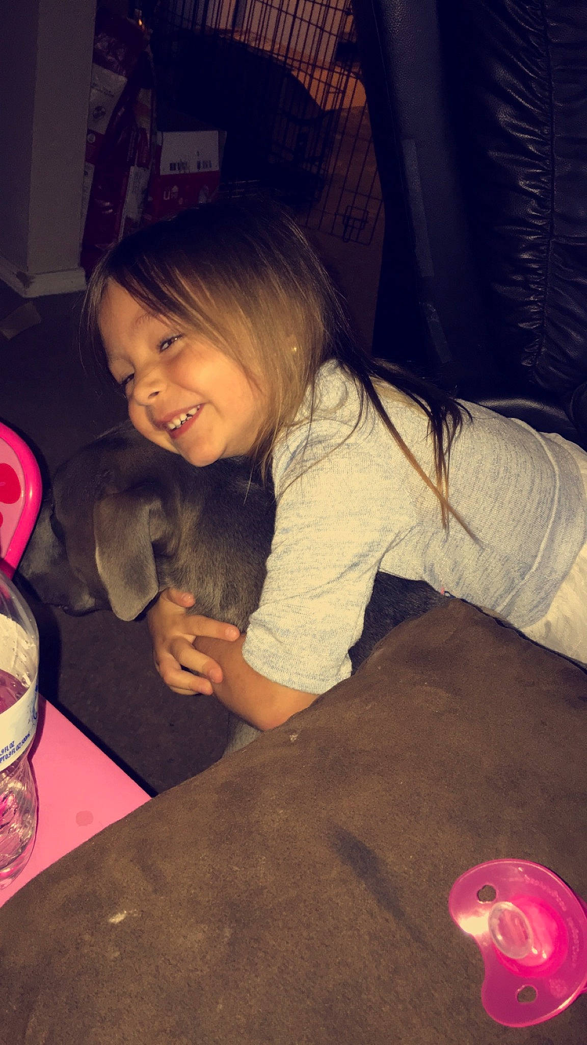 Taliah is registered to the contest to win money with this photo: black_hair, child, fun, joy, long_hair, person, play, smile, toddler