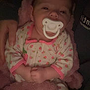 Nakyshia joined the competition — help win amazing prizes! baby, blanket, child, clothing, comfort, cozy, cute, hand, indoor, infant, newborn, onesie, pacifier, pattern, person, pink, resting, sleepwear, soft, warm