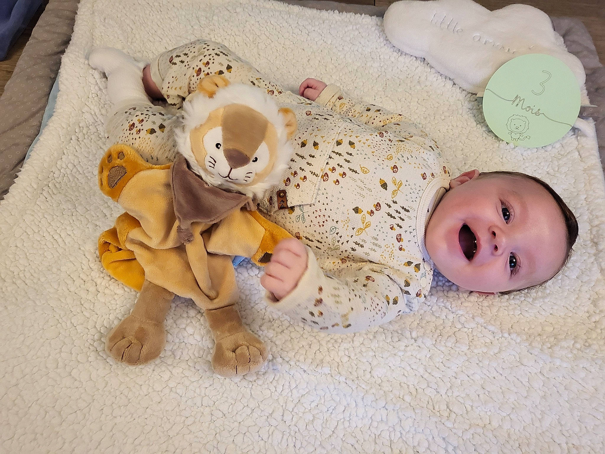 Malonn participe au concours pour gagner de l'argent avec cette photo : baby, baby_products, baby_toddler_clothing, baby_toys, child, comfort, dishware, drinkware, fashion_accessory, flooring, happy, headgear, linens, person, plastic, porcelain, room, serveware, toddler, toy