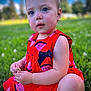 Oaklee joined the competition — help win amazing prizes! accessories, baby, bodypart, clothing, dress, face, finger, flower, grass, hand, hat, head, jewelry, lawn, person, photography, plant, portrait, shorts, sitting
