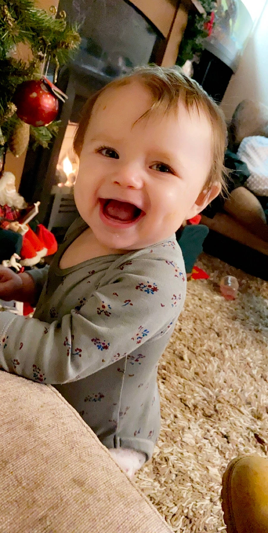 Cody joined the competition — help win amazing prizes! baby, cheek, child, face, facial_expression, head, laugh, person, play, skin, smile, toddler