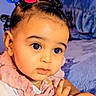 app_icons, baby, blanket, child, clothing, curly_hair, cute, expression, face, facebook, indoor, infant, portrait, purple, smartphone_screen, social_media, soft_texture, tiktok, whatsapp, young_child