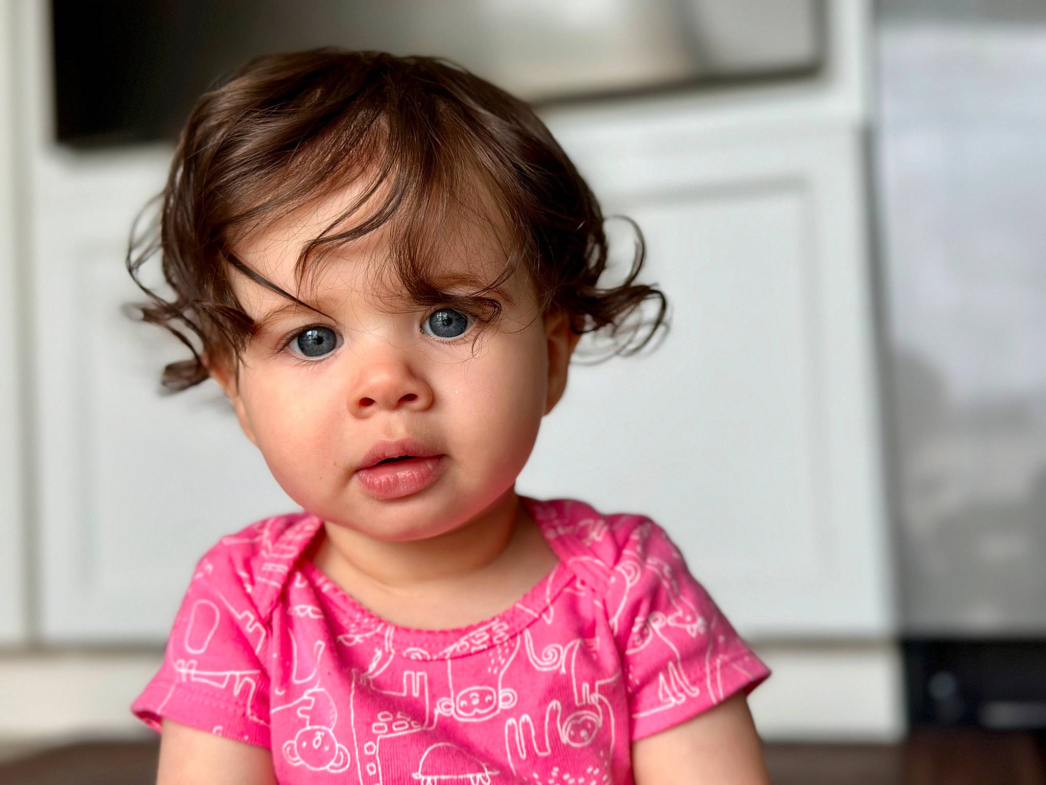 Anastasia joined the competition — help win amazing prizes! baby, baby_toddler_clothing, cheek, child, chin, ear, eyelash, fun, gesture, happy, lip, nose, person, portrait_photography, room, sleeve, toddler
