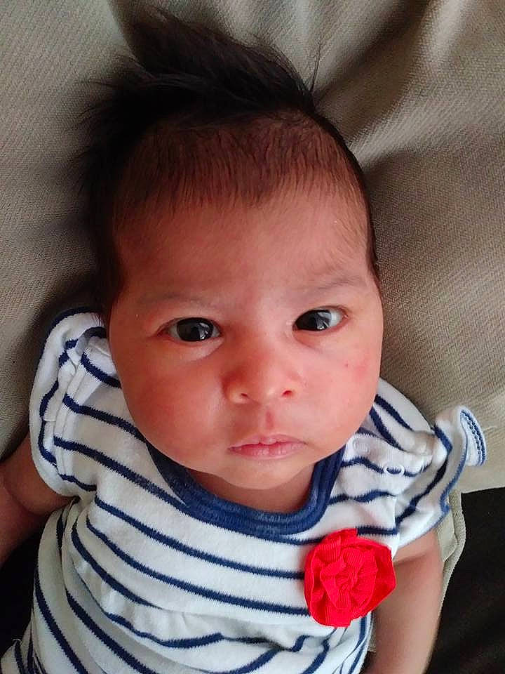 Jaddyan is registered to the contest to win money with this photo: boy, cheek, child, ear, eye, eyebrow, face, forehead, girl, head, infant, iris, lip, mouth, neck, nose, person, skin, smile, toddler