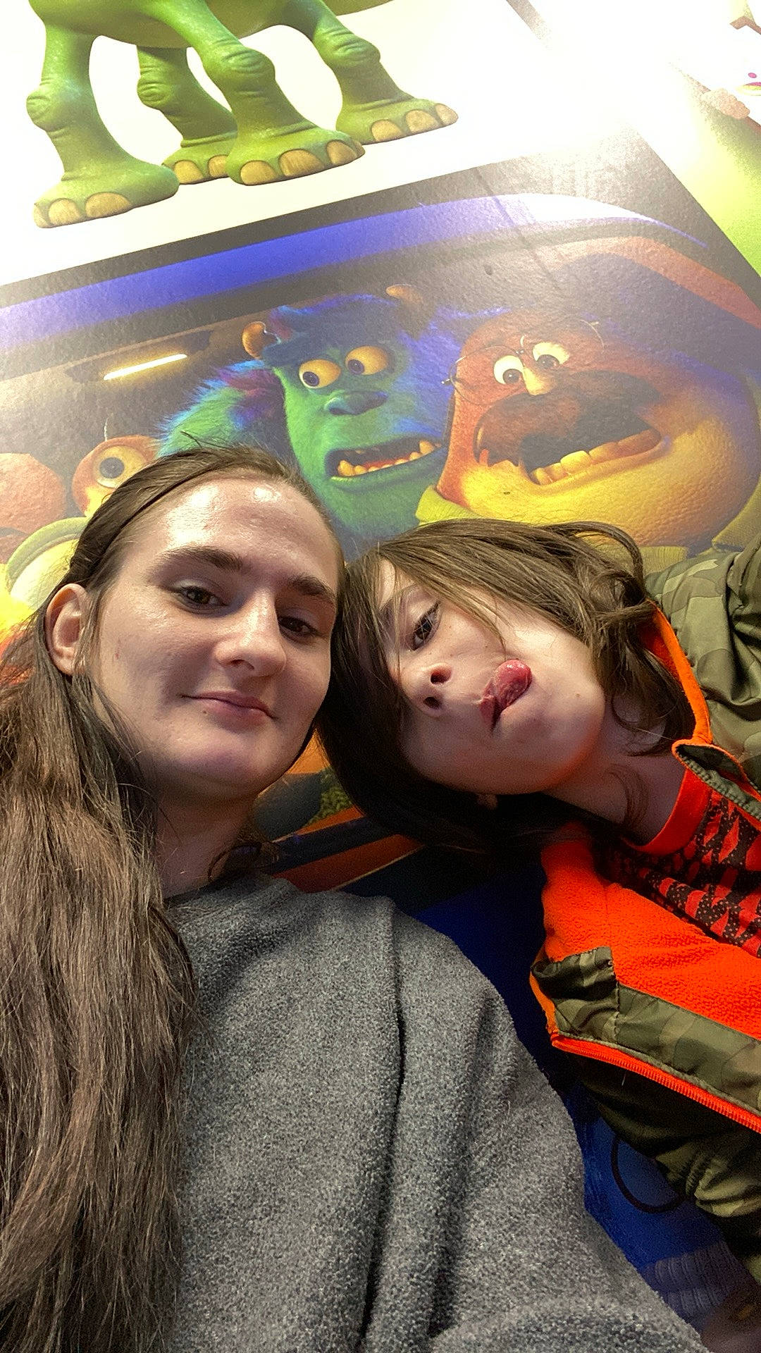 Gabriel is registered to the contest to win money with this photo: art, artist, cool, event, eyewear, fun, fur, happy, joy, leisure, mouth, mural, paint, painting, person, recreation, room, selfie, smile, travel