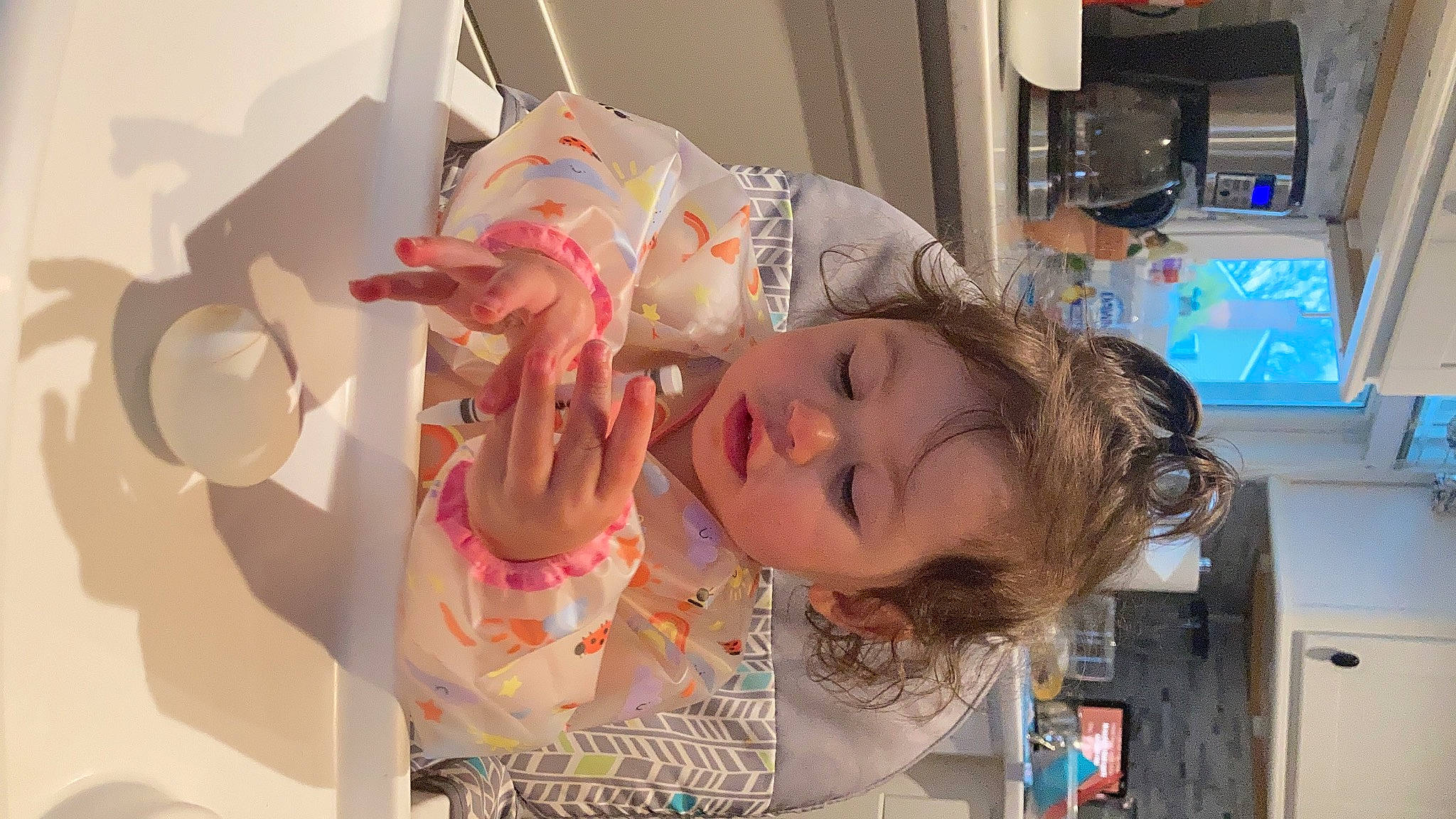 Skyler is registered to the contest to win money with this photo: baby, baby_toddler_clothing, child, eyelash, fun, happy, mouth, person, room, service, skin, smile, t_shirt, television, toddler, vacation