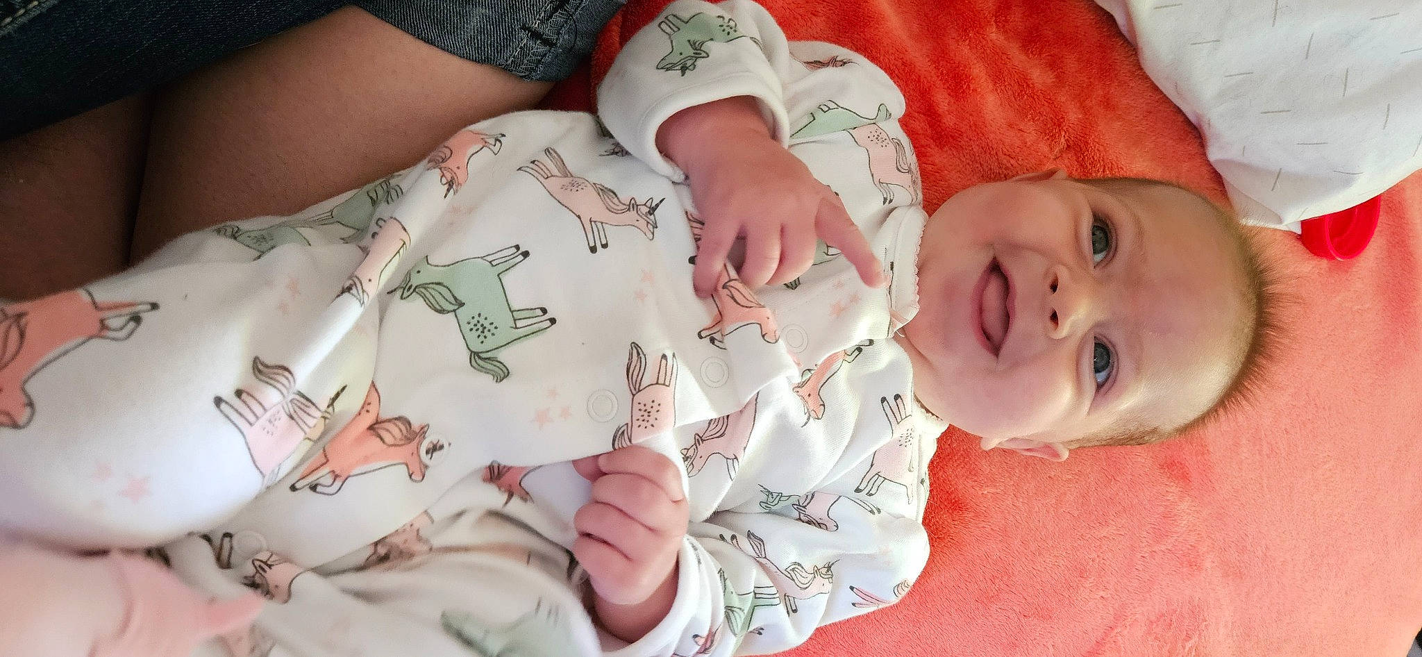 Makenna joined the competition — help win amazing prizes! arm, baby, baby_toddler_clothing, cheek, eye, face, finger, gesture, hand, head, human, human_body, lip, mouth, nose, person, product, skin, sleeve, smile