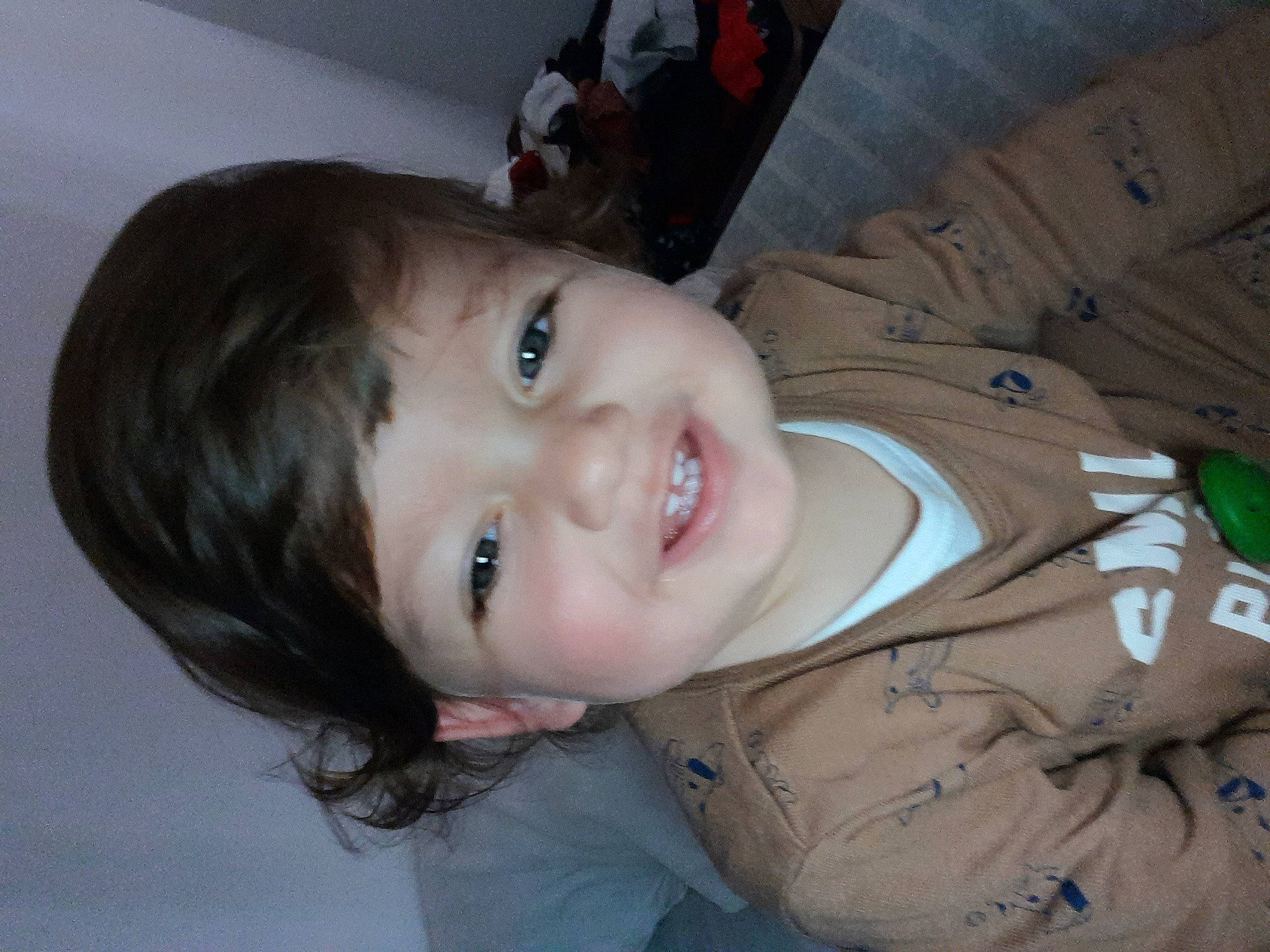 Mason participe au concours pour gagner de l&#x27;argent avec cette photo : baby, baby_toddler_clothing, cheek, child, ear, eyebrow, eyelash, flash_photography, fun, happy, iris, jaw, joy, lip, nose, person, portrait_photography, sleeve, smile, toddler