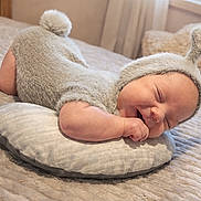 Artūras is registered to the contest to win money with this photo: adorable, baby, bed, blanket, bunny_ears, child, costume, cozy, cute, cute_outfit, indoors, infant, newborn, peaceful, pillow, resting, sleeping, smile, soft, warm