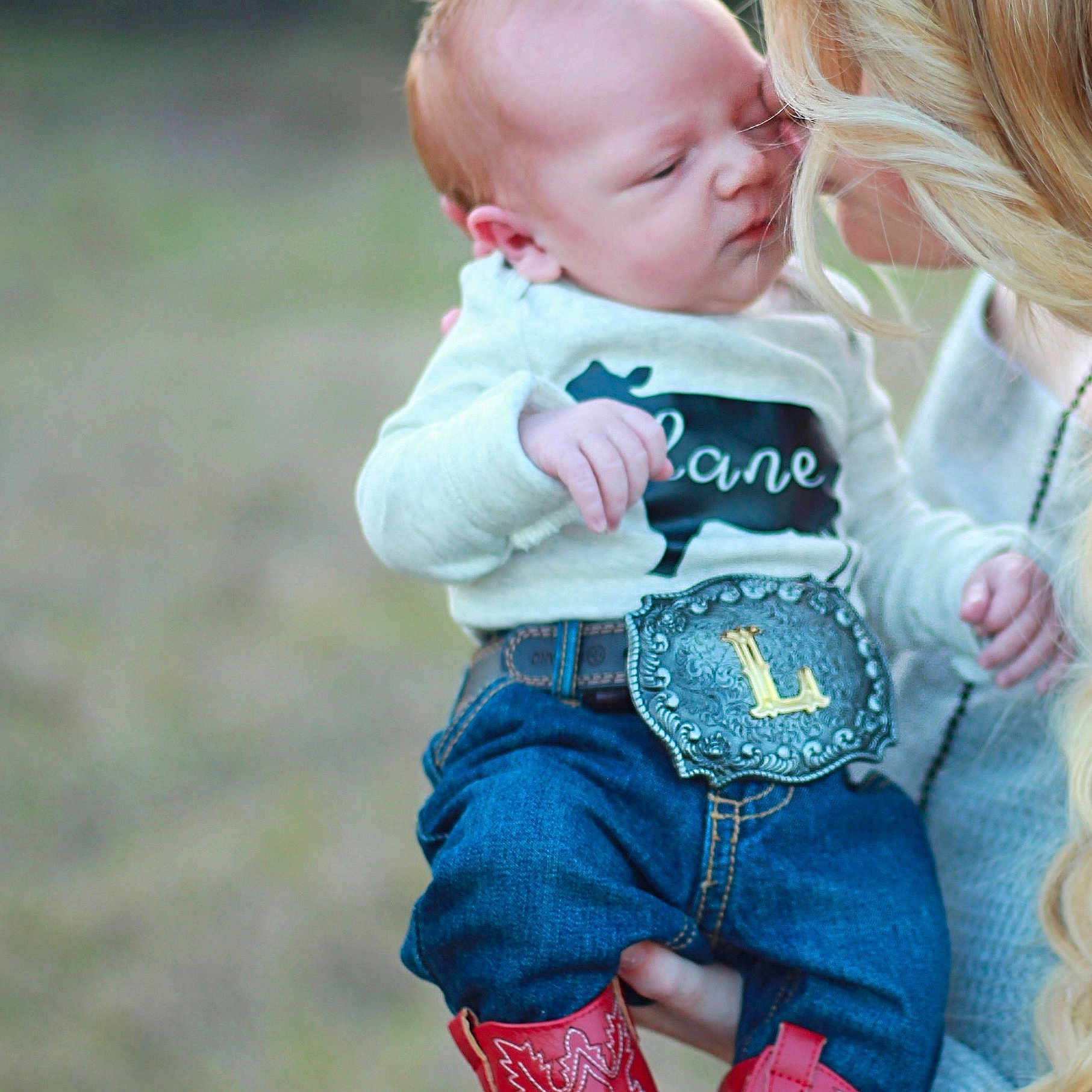 Lane is registered to the contest to win money with this photo: baby_products, child, fun, infant, jeans, person, product, skin, toddler