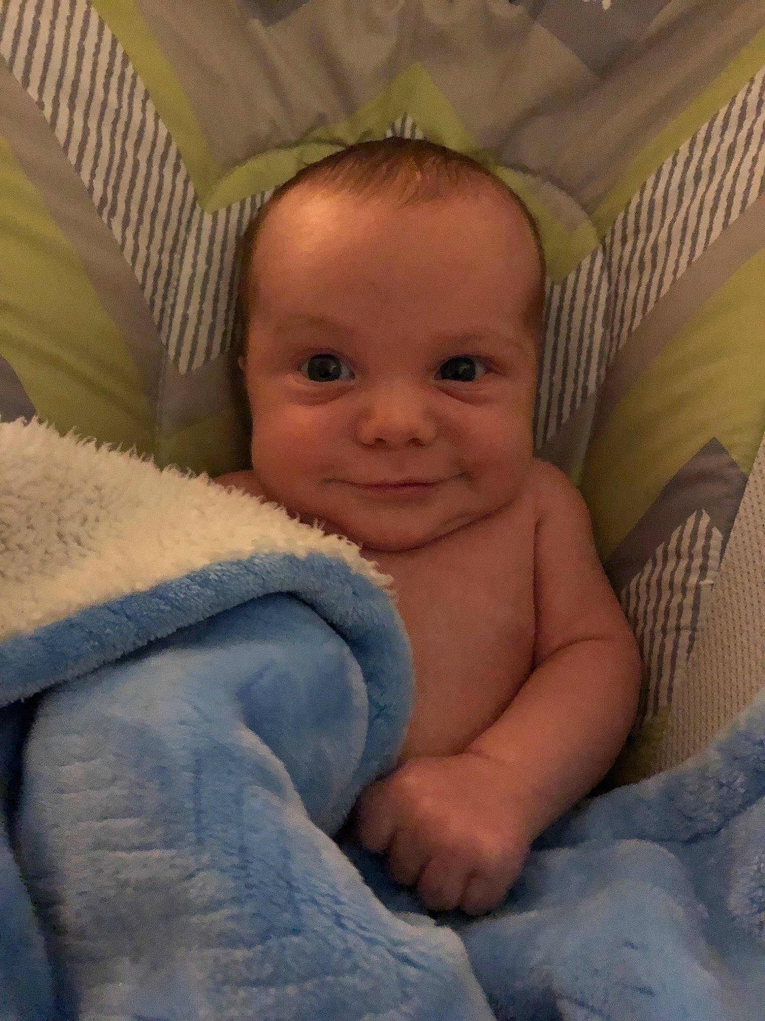 Gibson is registered to the contest to win money with this photo: baby, cheek, child, chin, eye, face, finger, head, iris, lip, mouth, muscle, nose, person, skin, smile, thumb, toddler