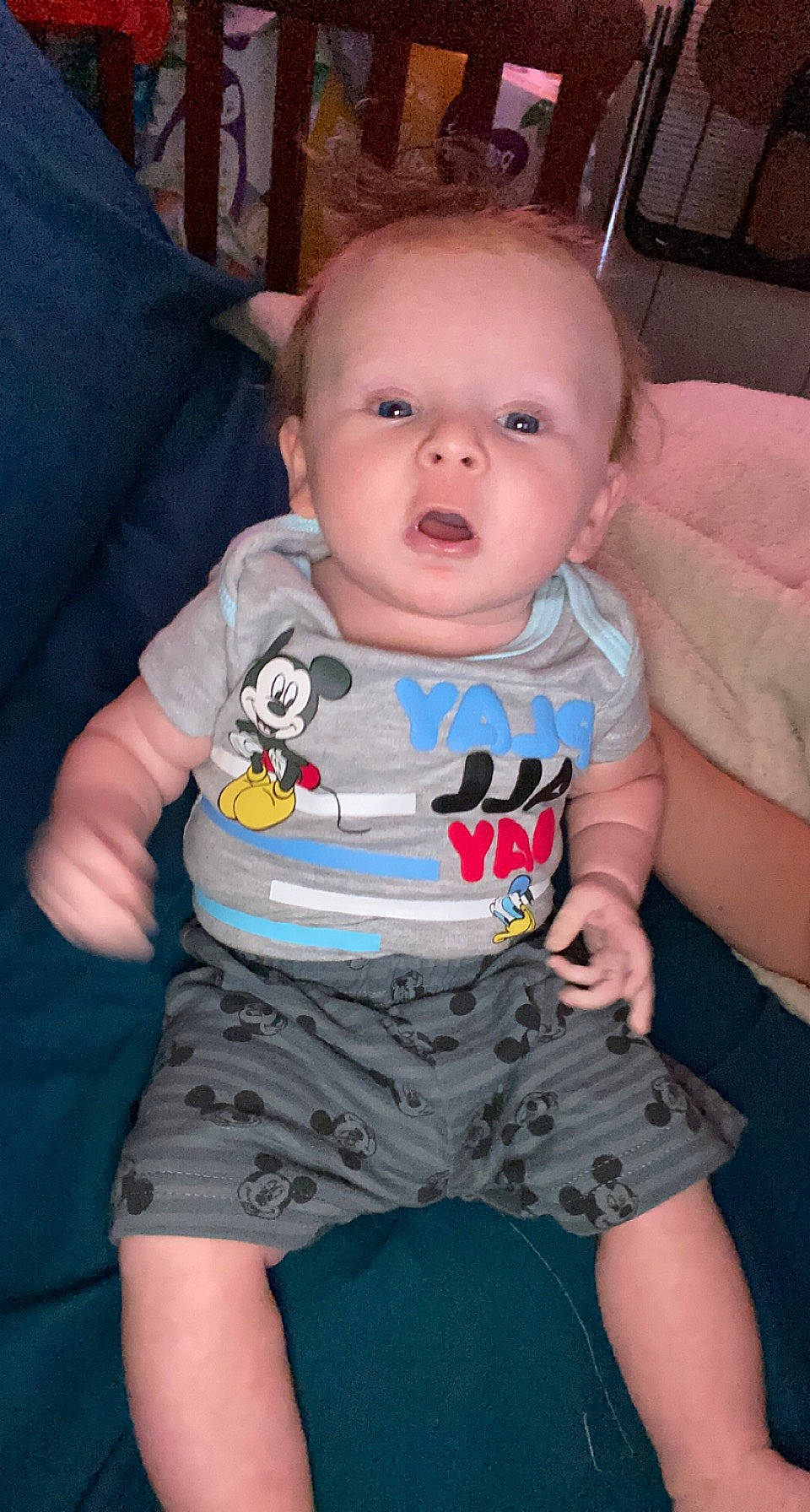 Sora joined the competition — help win amazing prizes! baby, baby_toddler_clothing, cheek, comfort, eye, finger, head, human_body, iris, mouth, neck, nose, organ, person, pink, skin, sleeve, t_shirt, thigh, toddler