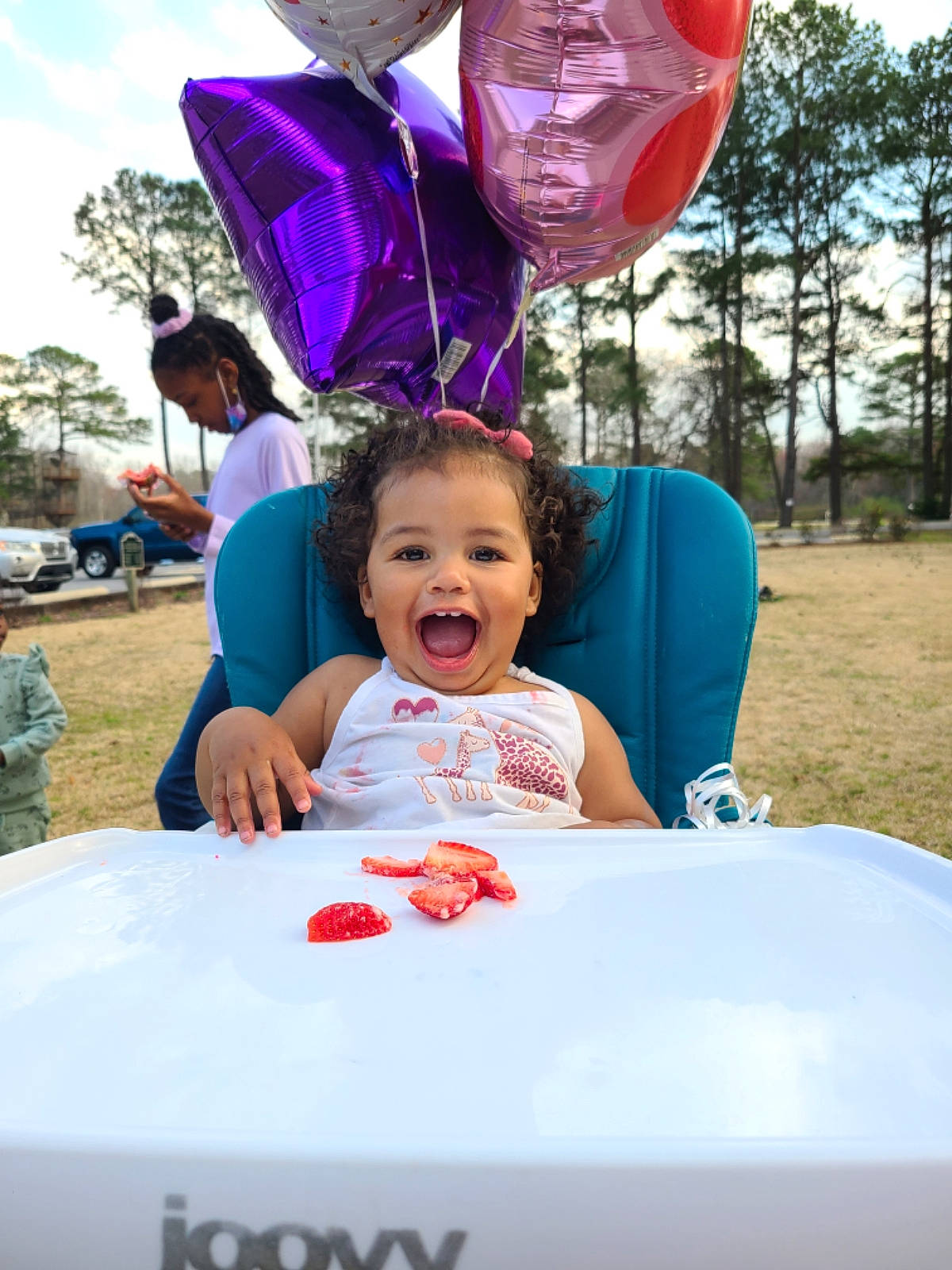 Naiomi joined the competition — help win amazing prizes! community, dress, face, fun, green, happy, head, leisure, person, photograph, pink, plant, public_space, recreation, red, shirt, sky, social_group, t_shirt, tree