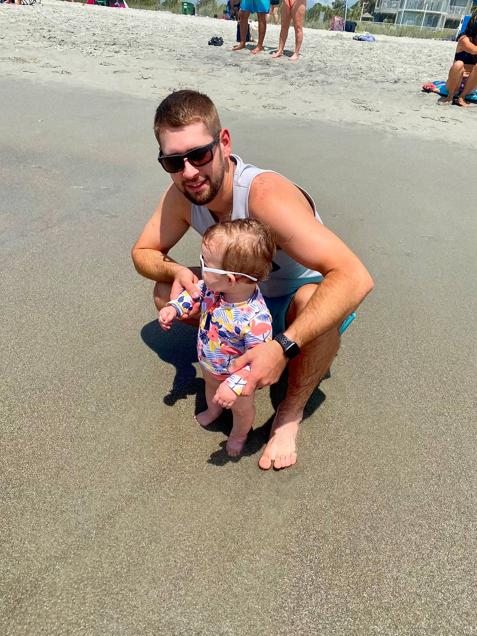 Lauryn joined the competition — help win amazing prizes! baby, beach, body_of_water, eyewear, fun, goggles, happy, hat, joy, leg, leisure, people, people_on_beach, person, public_space, sand, shorts, smile, summer, sunglasses