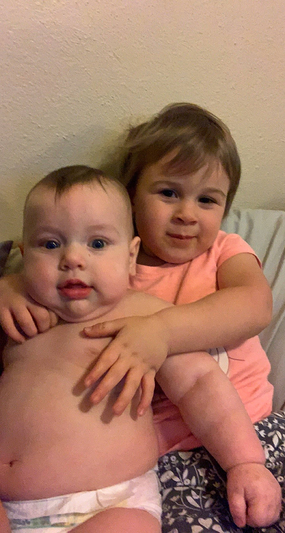 Peyton is registered to the contest to win money with this photo: baby, cheek, chin, comfort, eye, eyebrow, face, facial_expression, hairstyle, head, human, iris, leg, lip, mouth, nose, person, skin, smile, standing