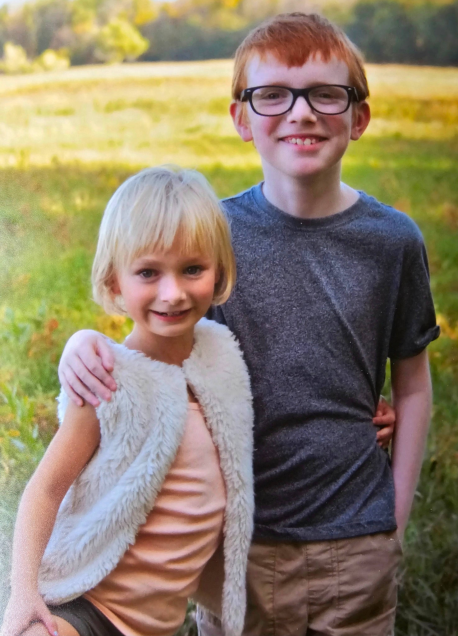 Mason joined the competition — help win amazing prizes! child, eye, eyewear, face, facial_expression, fun, gesture, glasses, grass, hairstyle, happy, head, joy, people_in_nature, person, photograph, plant, skin, smile, summer