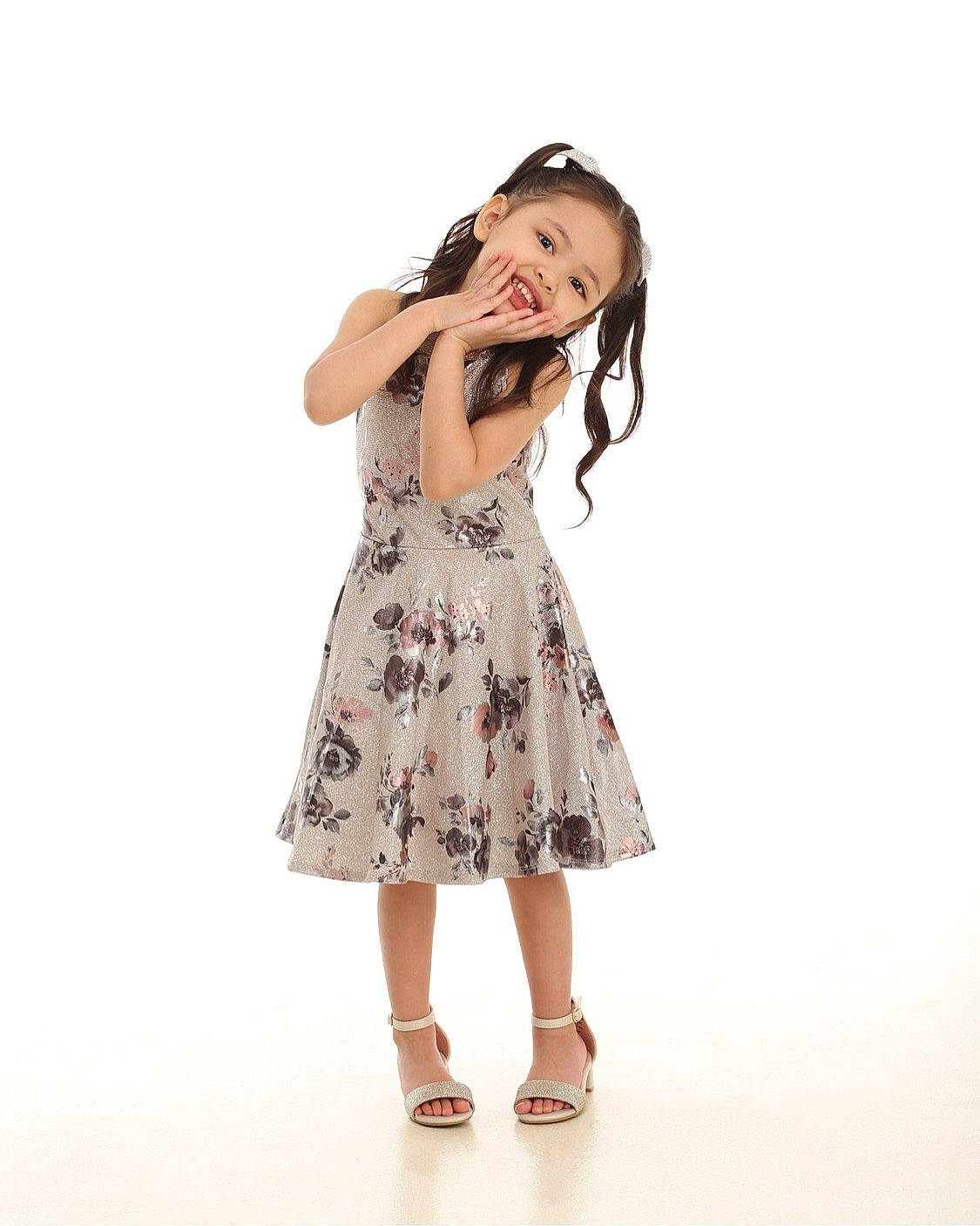 Savannah is registered to the contest to win money with this photo: black_hair, clothing, day_dress, dress, dress_shirt, fashion_design, flash_photography, gesture, hair, happy, human_body, joy, knee, long_hair, neck, one_piece_garment, person, sandal, sleeve, smile