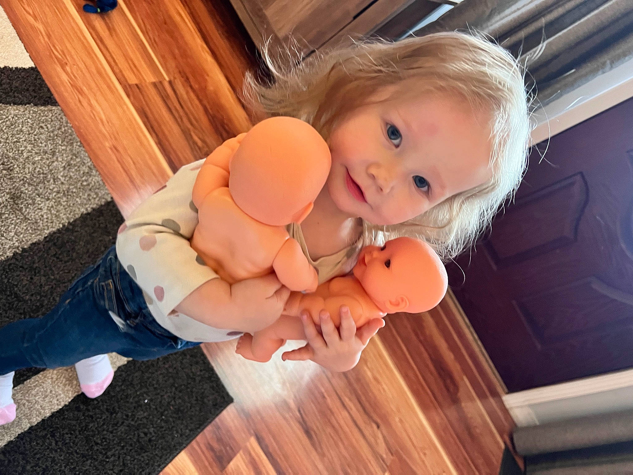 Kalliopé joined the competition — help win amazing prizes! abdomen, baby, cheek, child, comfort, floor, flooring, fun, happy, hardwood, human_leg, joint, leg, person, skin, thigh, thumb, toddler, toy, trunk