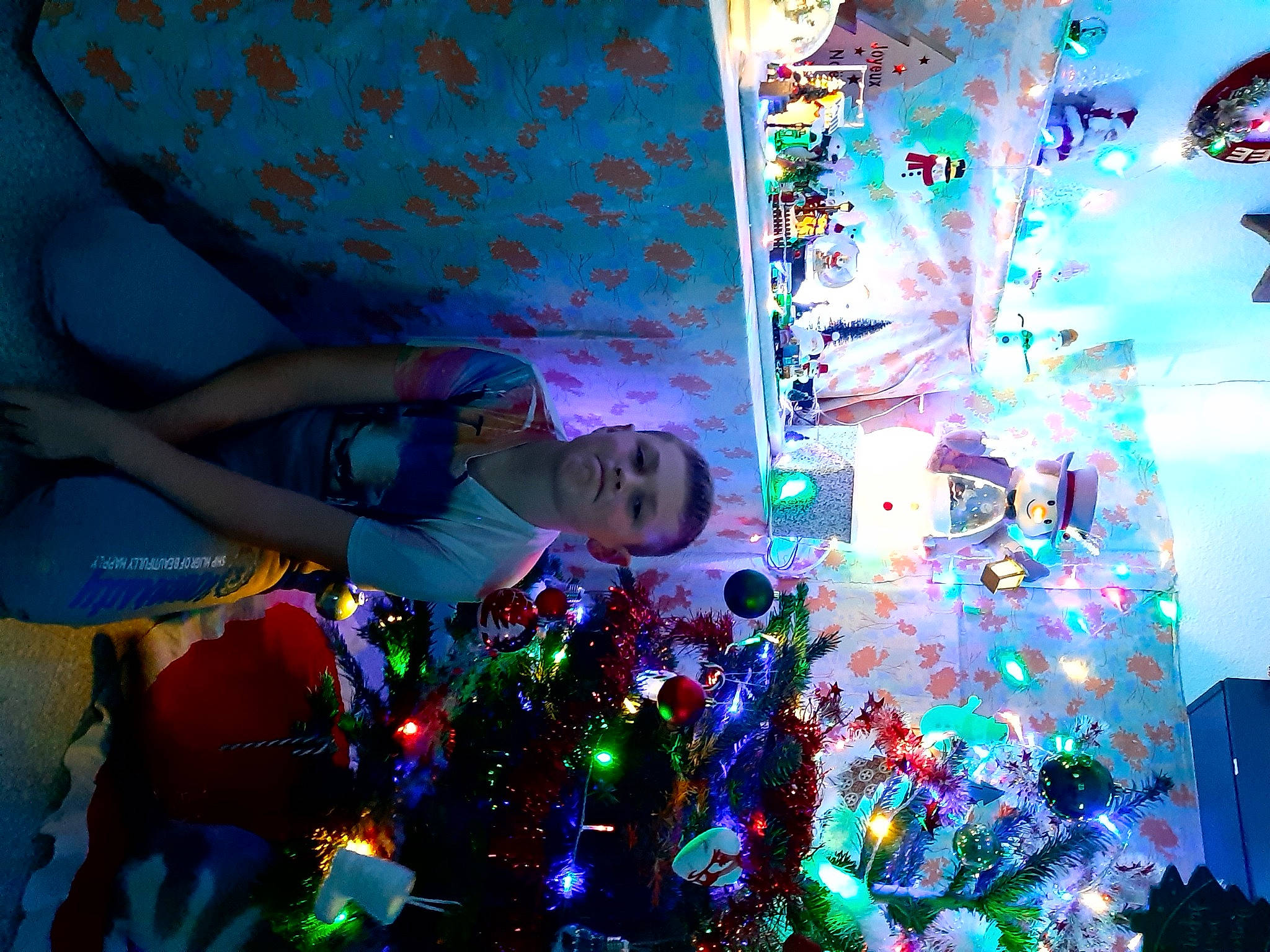 Owen participe au concours pour gagner de l'argent avec cette photo : art, christmas, christmas_decoration, christmas_eve, christmas_ornament, christmas_tree, design, electric_blue, entertainment, event, fun, holiday, leisure, magenta, organism, ornament, person, plant, red, tree