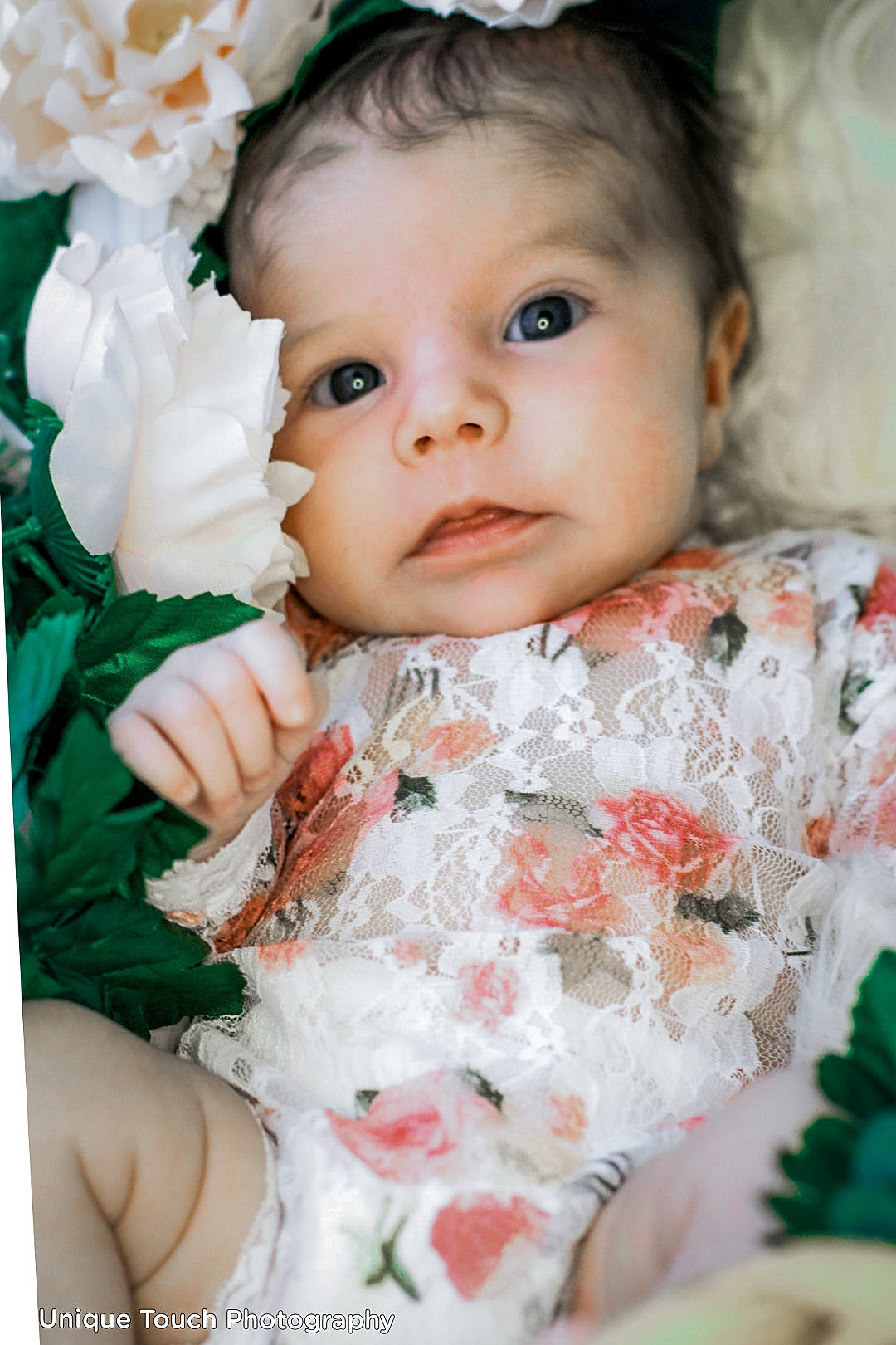 Lillyanna joined the competition — help win amazing prizes! baby, baby_toddler_clothing, child, day_dress, embellishment, hair_accessory, headband, headpiece, person, portrait_photography, skin, toddler