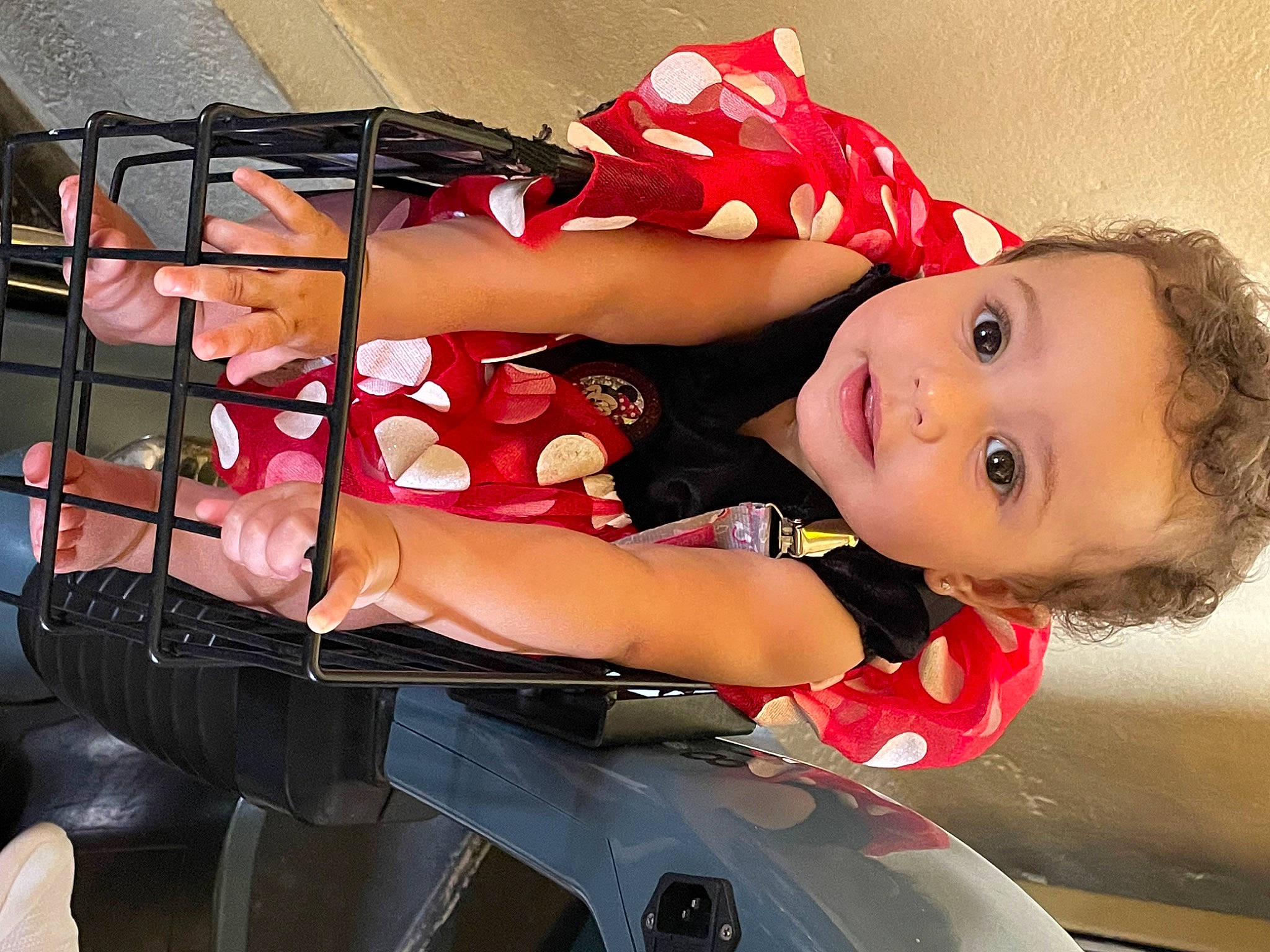 Jaylynn joined the competition — help win amazing prizes! auto_part, automotive_design, automotive_exterior, automotive_lighting, bumper, carmine, dress, fashion, hand, hood, human_leg, leg, motor_vehicle, pattern, person, product, shorts, skin, thigh, toddler