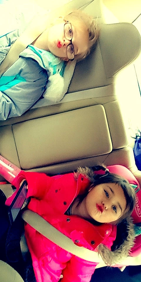 Isabelle joined the competition — help win amazing prizes! baby_sleeping, beauty, car_seat, child, comfort, cool, eyewear, green, happy, human_leg, leisure, person, personal_luxury_car, photograph, sitting, snapshot, thigh, toddler, vehicle_door, white