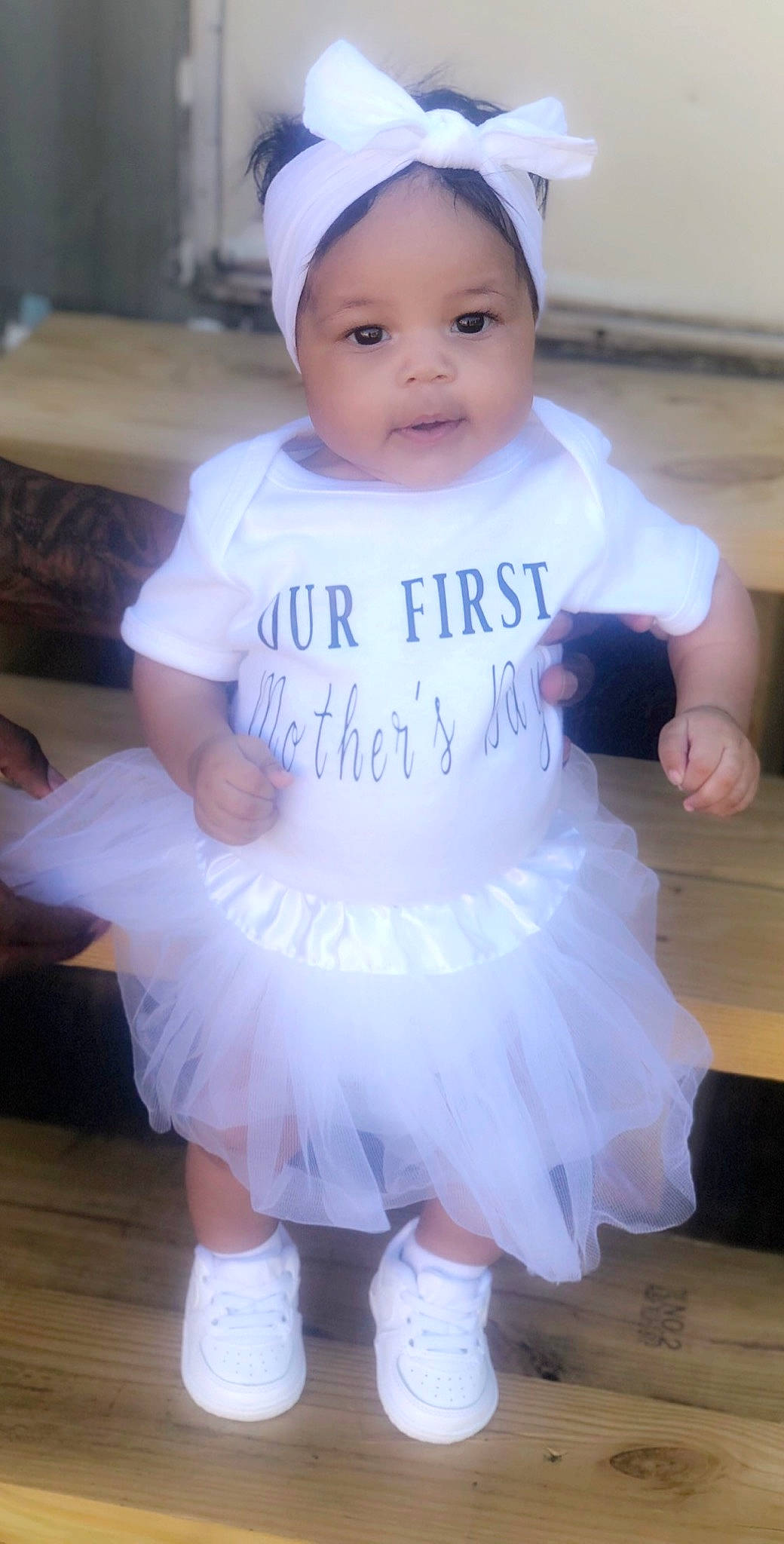 Kalie is registered to the contest to win money with this photo: baby, baby_products, baby_toddler_clothing, ballet_tutu, child, clothing, costume, headgear, headwear, person, product, toddler, white