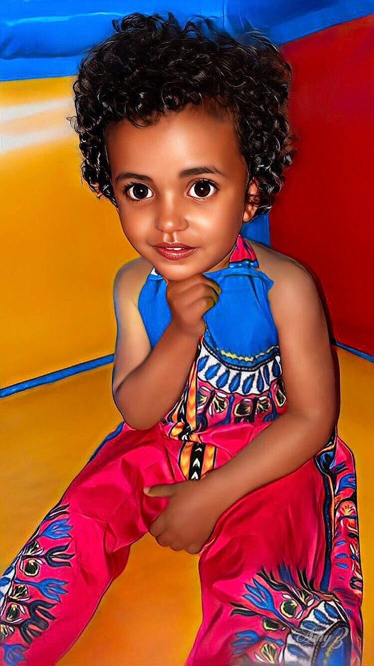 Shaïna participe au concours pour gagner de l'argent avec cette photo : afro, baby_toddler_clothing, beauty, black_hair, child, chin, electric_blue, eye, facial_expression, fashion_design, fun, happy, head, jheri_curl, leisure, organ, person, ringlet, skin, smile