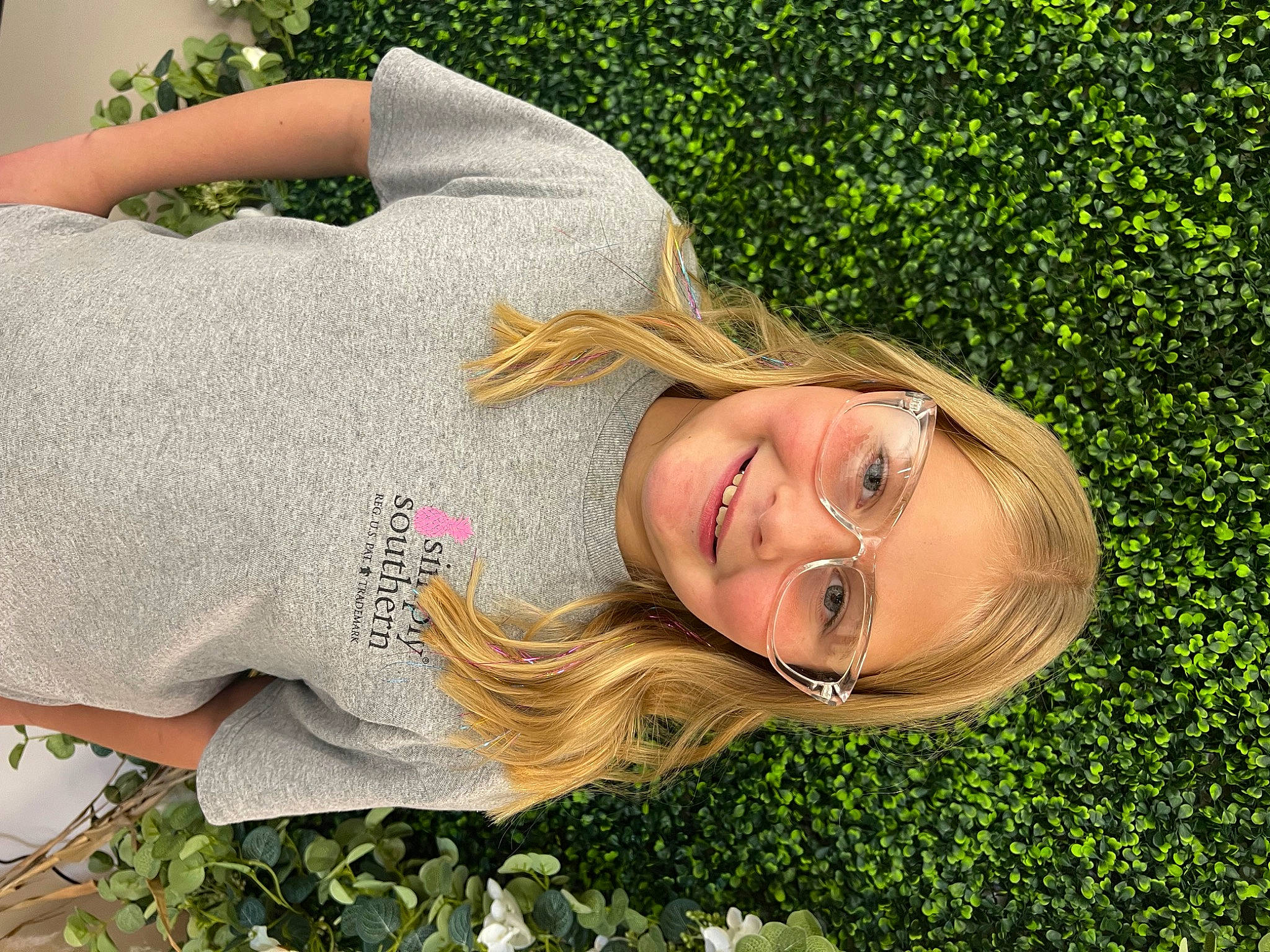 Addalynn is registered to the contest to win money with this photo: botany, brown_hair, child, fawn, fun, garden, grass, grassland, happy, jewellery, joy, lawn, leaf, leisure, long_hair, people_in_nature, person, plant, shrub, smile