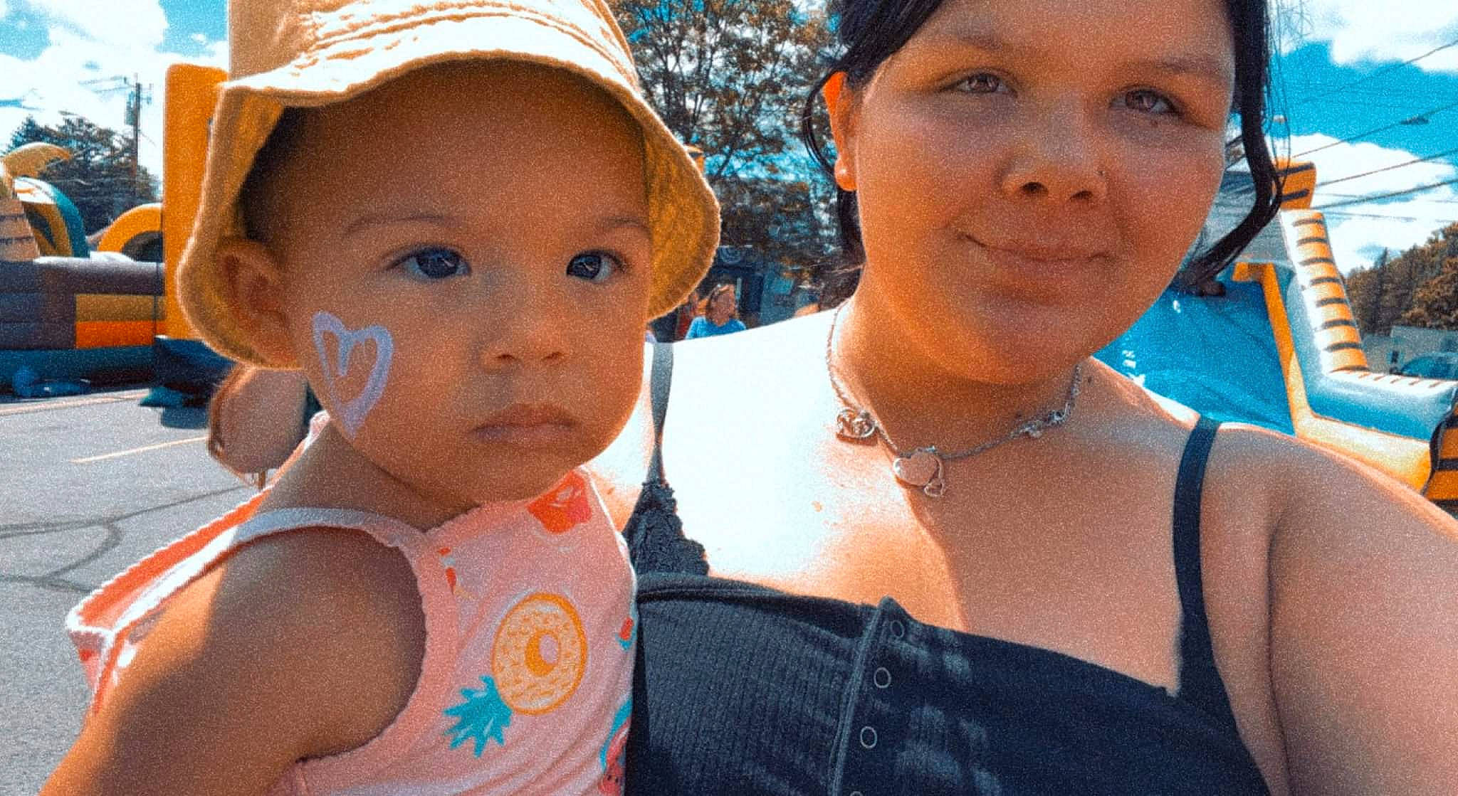 Heavenly joined the competition — help win amazing prizes! azure, blue, cap, chin, eye, facial_expression, hairstyle, happy, hat, headgear, human, interaction, iris, lip, neck, nose, organ, person, shoulder, skin