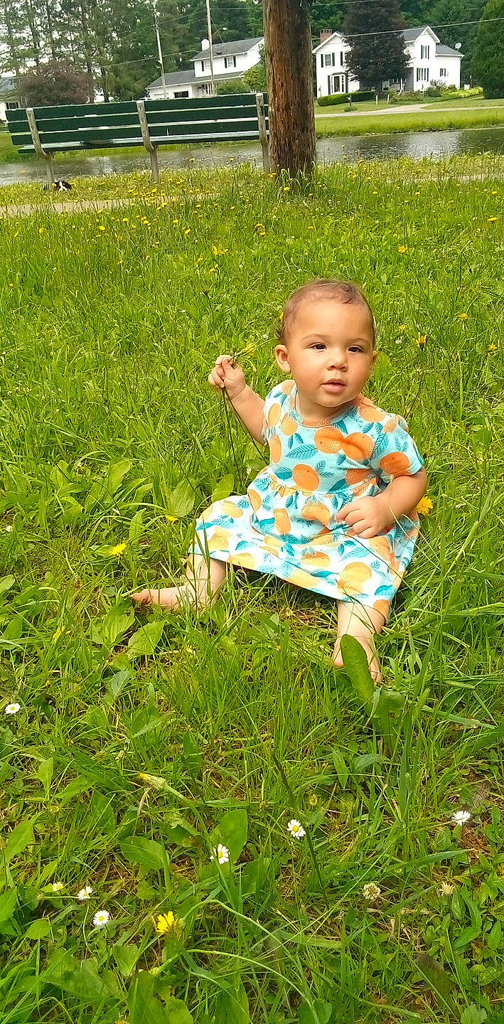 Heavenly joined the competition — help win amazing prizes! baby, baby_toddler_clothing, child, fun, garden, grass, grass_family, grassland, groundcover, happy, lawn, leisure, meadow, people_in_nature, person, plant, prairie, recreation, sitting, toddler